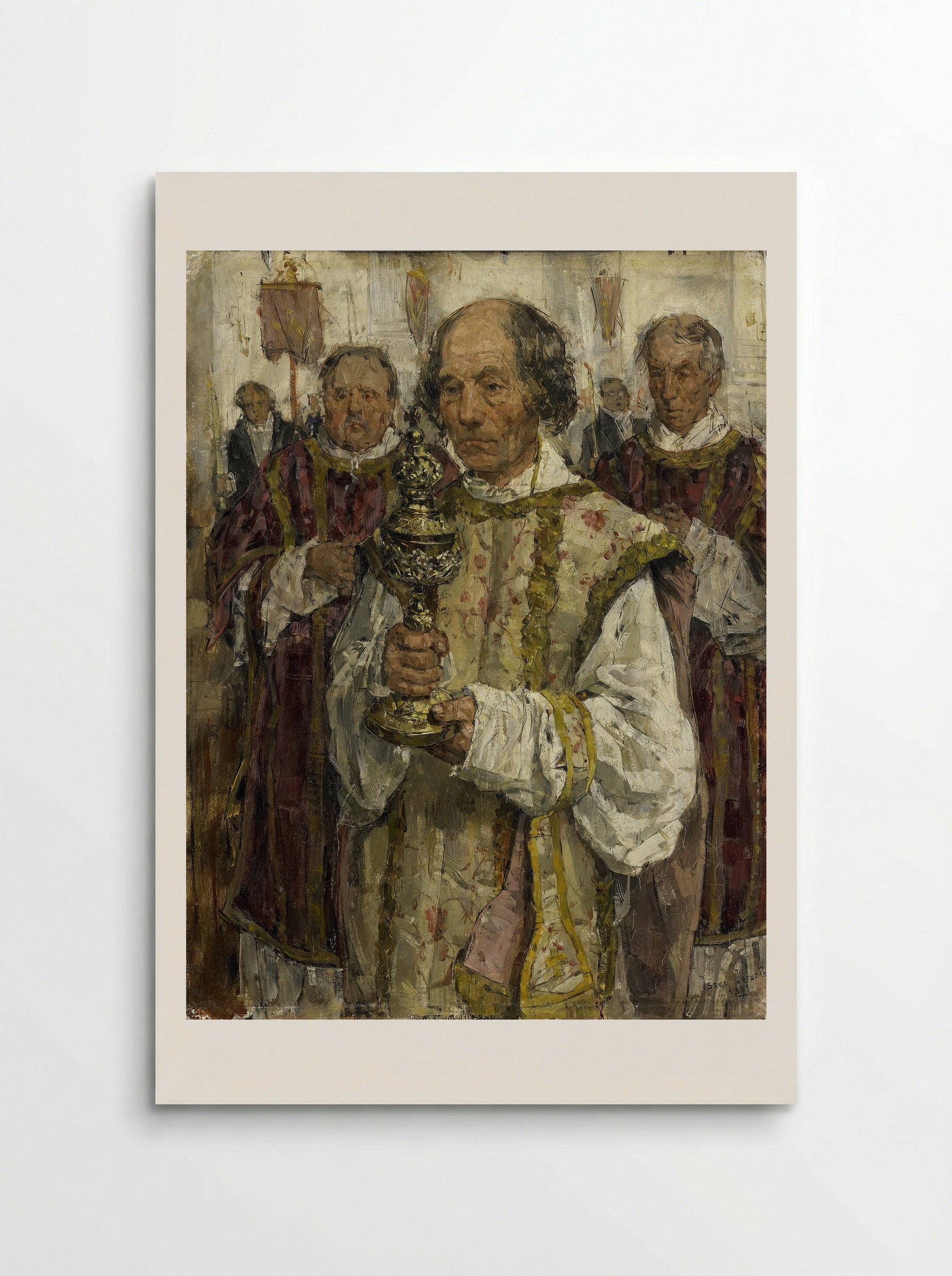 Processie in de Oud-Katholieke kerk te Den Haag - Isaac Israels - Poster
