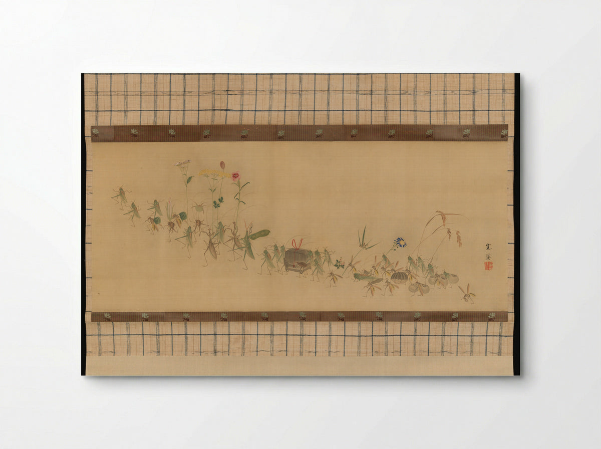 Procession of Insects - Nishiyama Kan'ei - Poster