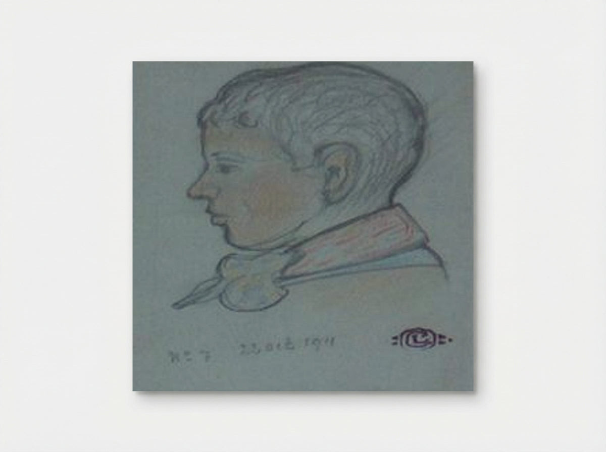 Profile of a Young Boy - Georges Lemmen - Poster