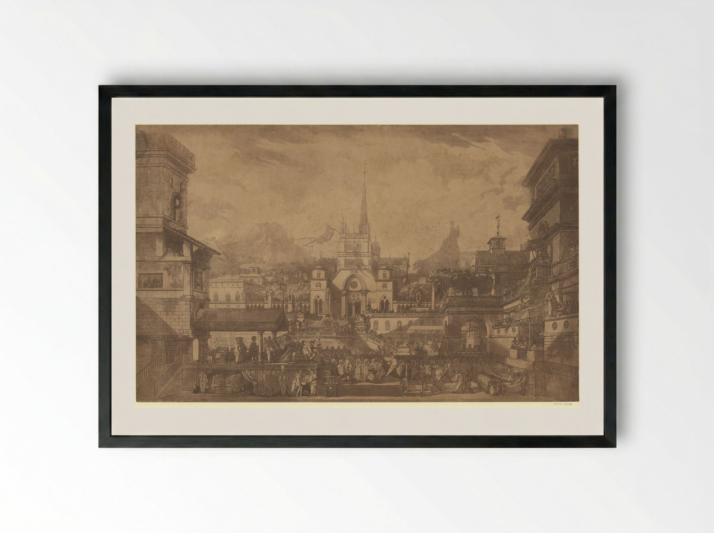 Promotion médicale - Louis Jean Desprez - Framed Print Black