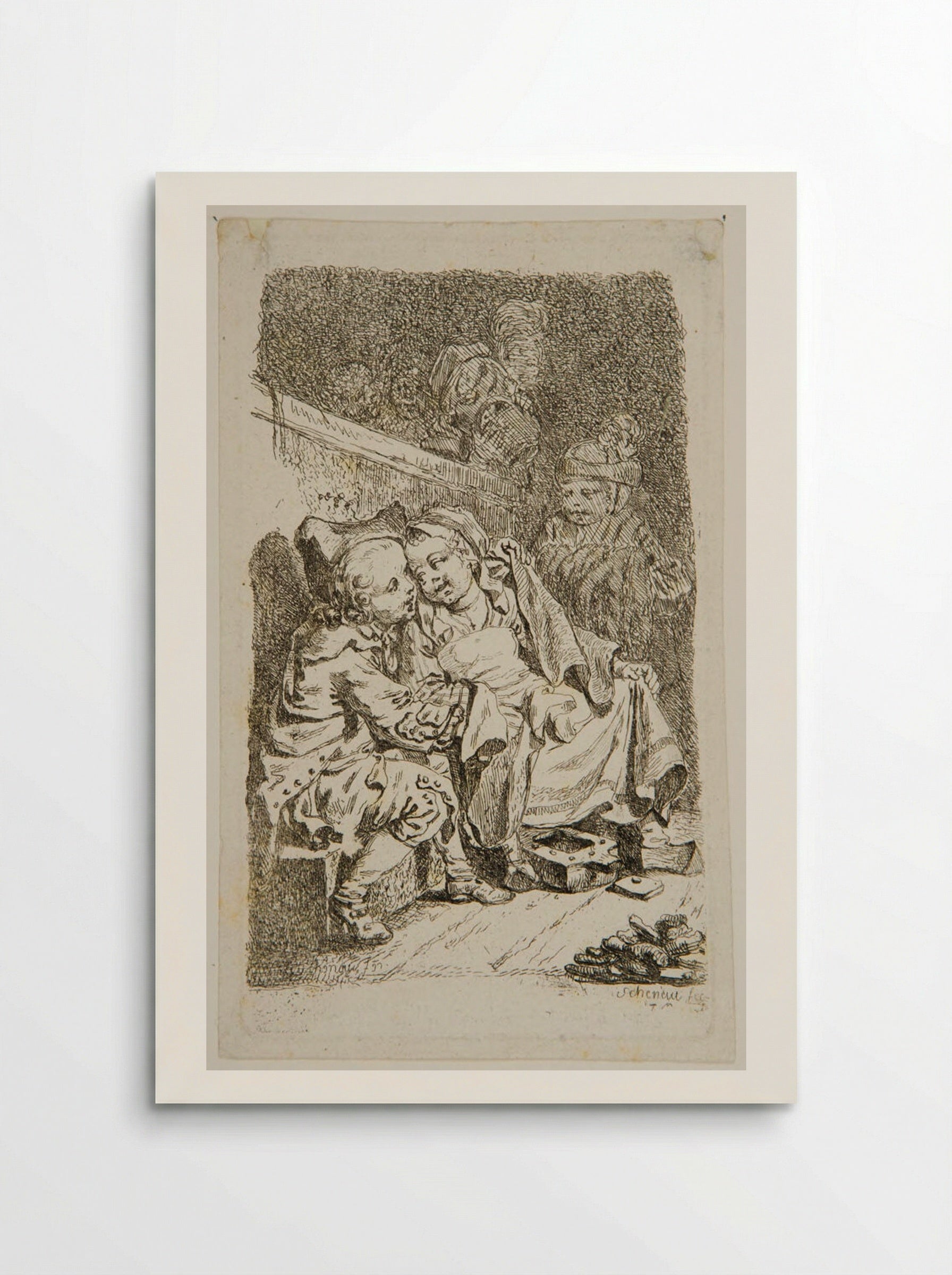 Protection from the Cold - Johann Eleazar Schenau - Poster