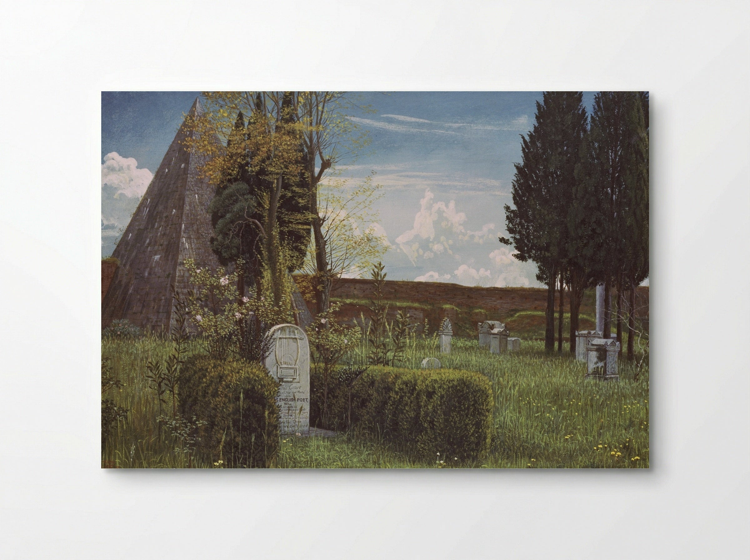 Protestant Cemetery, Rome - Walter Crane - Poster