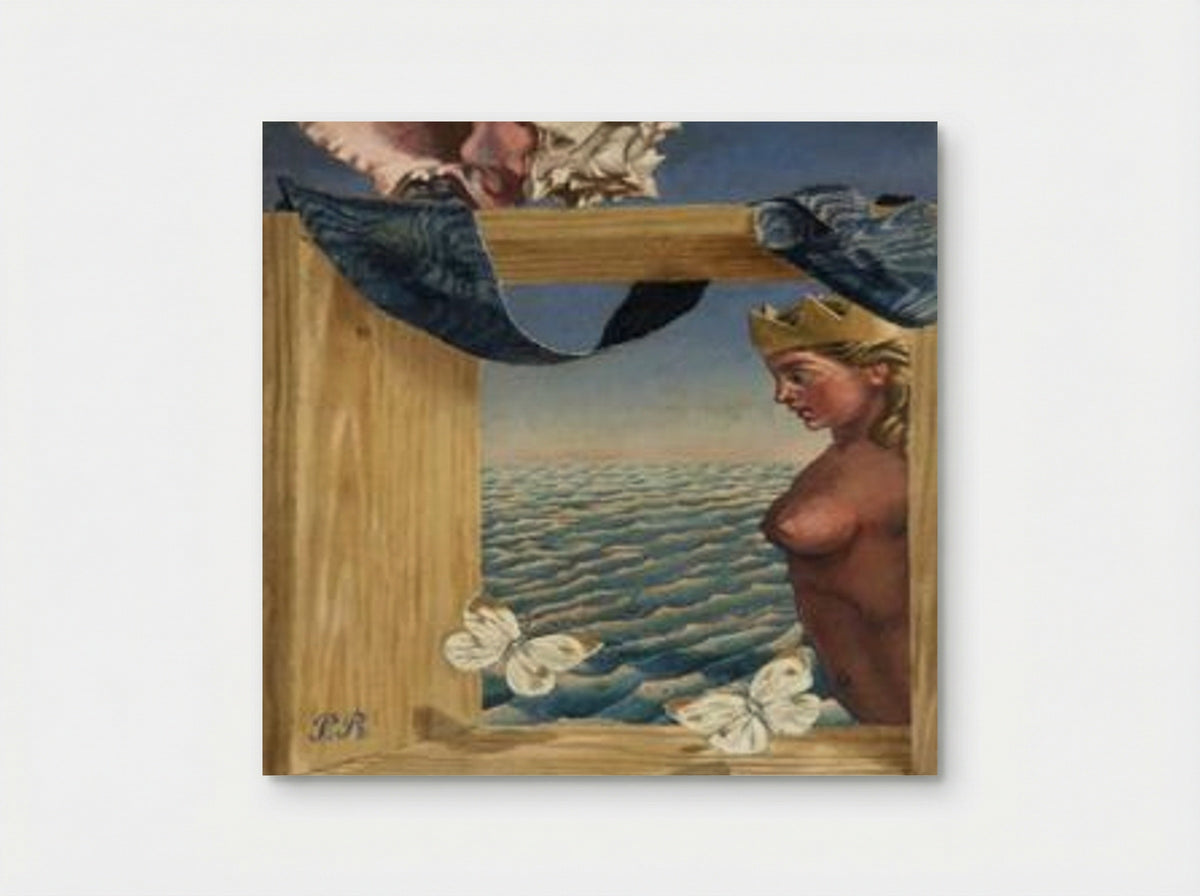 Proue de navire et papillons - Pierre Roy - Poster