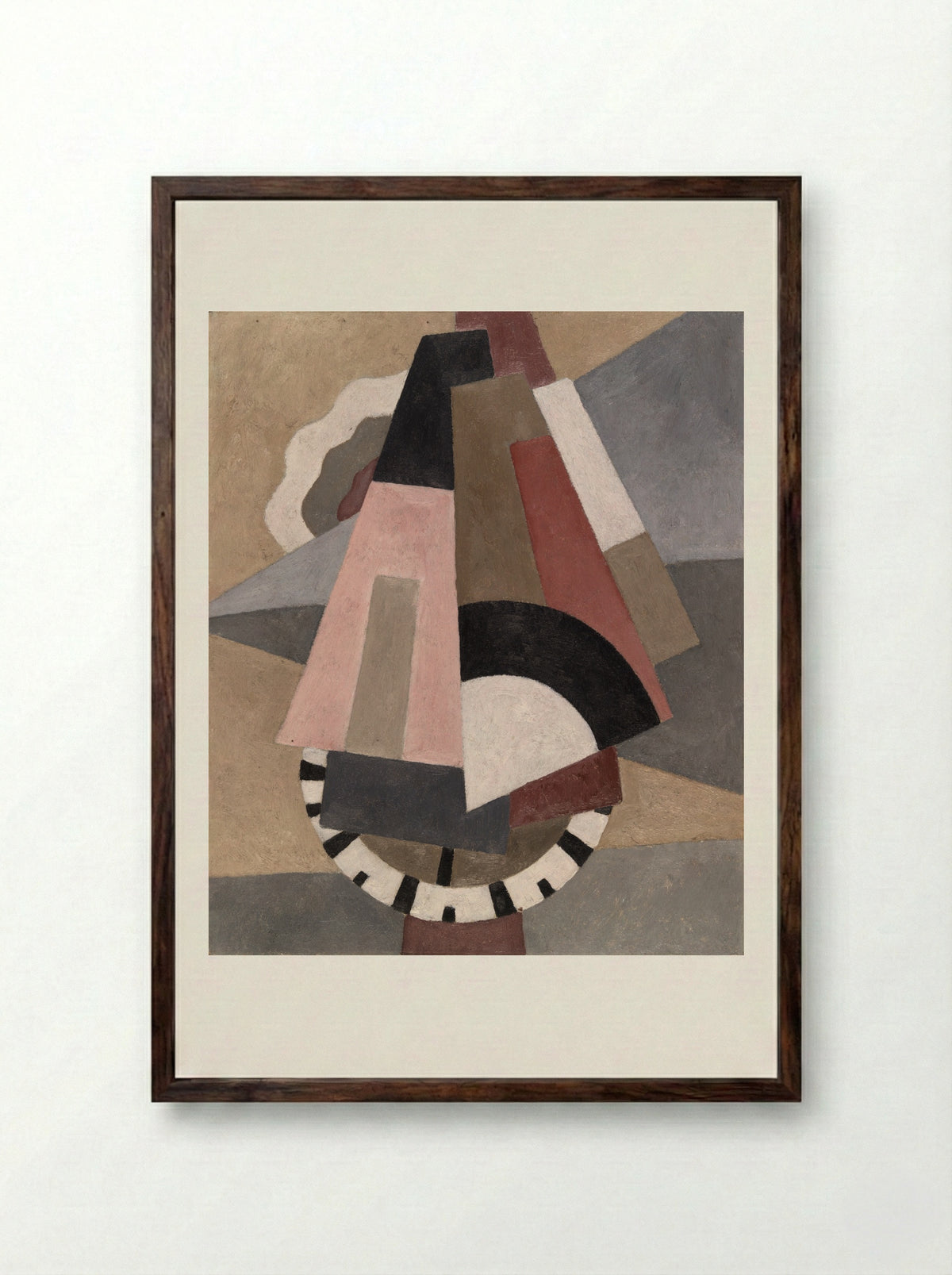Provincetown - Marsden Hartley - Framed Print Dark Wood