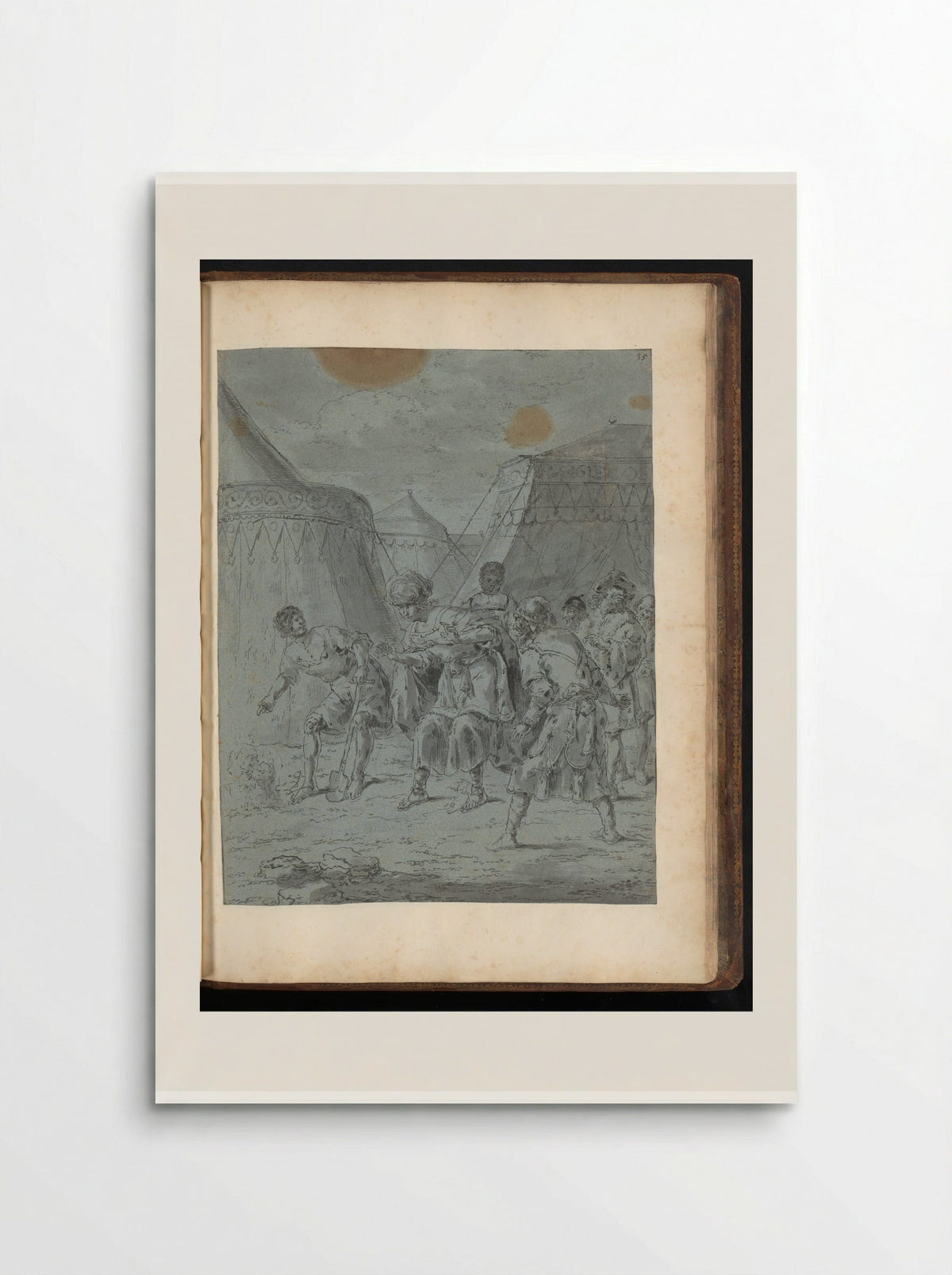 Proxenus Finds an Oil Spring in the Camp of Alexander the Great - Leonaert Bramer - Poster