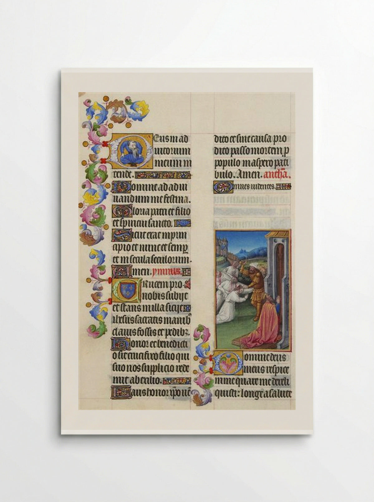 Psalm XXI - Limbourg brothers - Poster