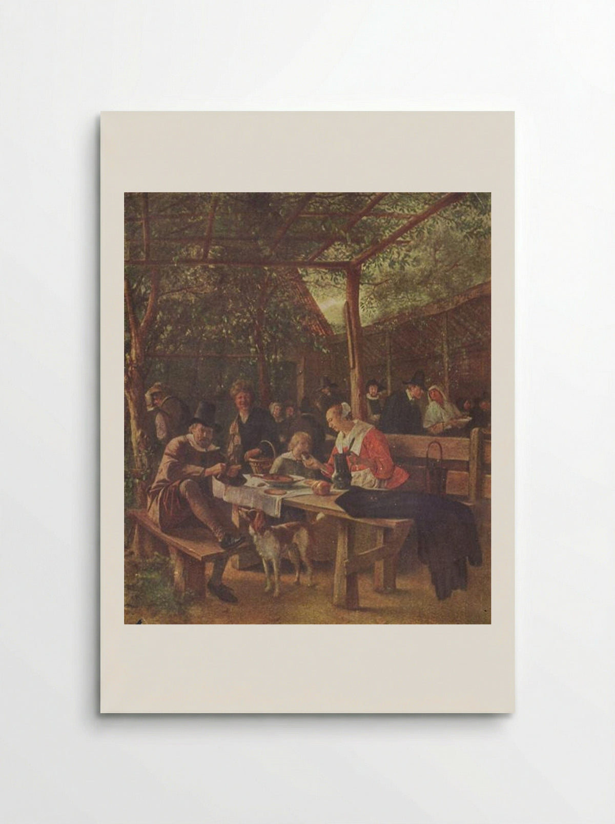 Pub Garden - Jan Steen - Poster