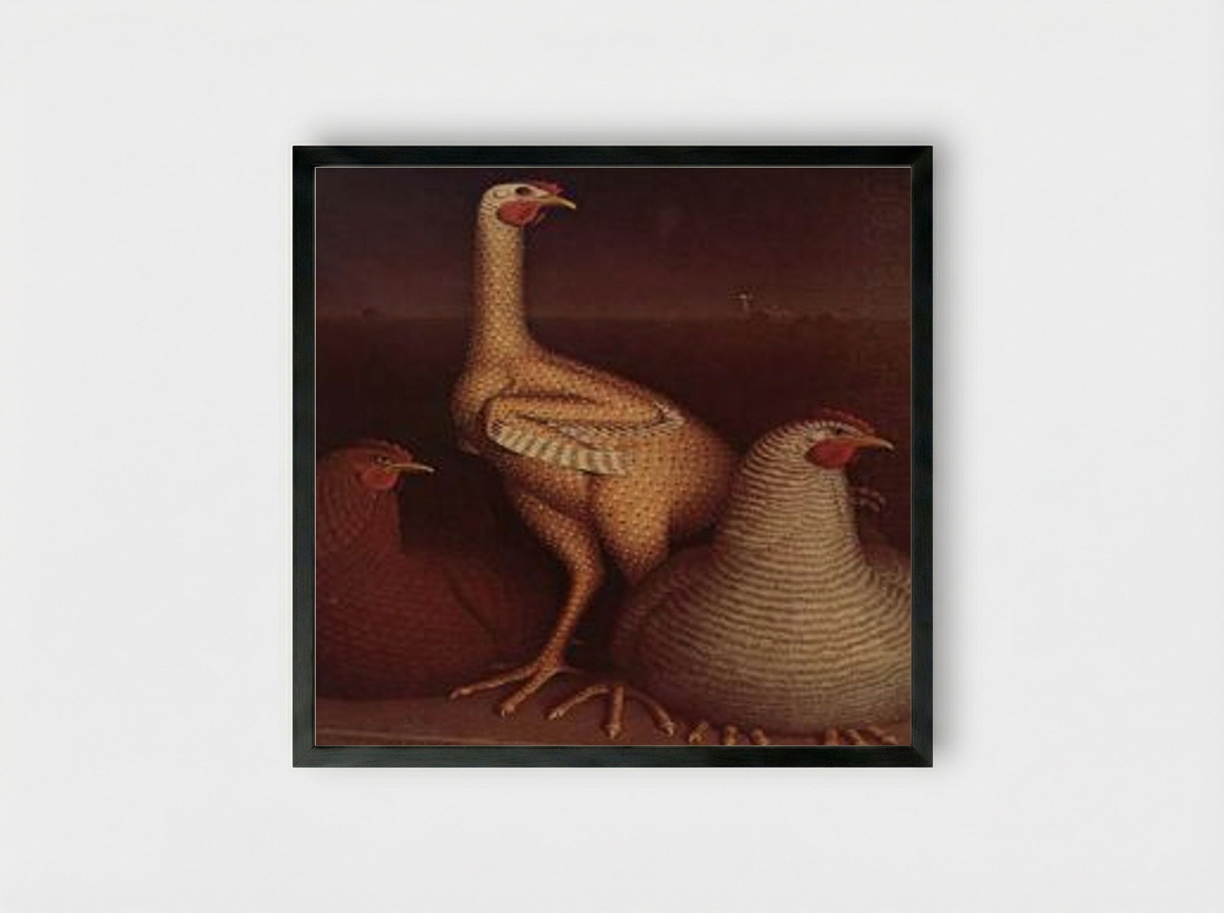 Puberty - Grant Wood - Framed Print Black