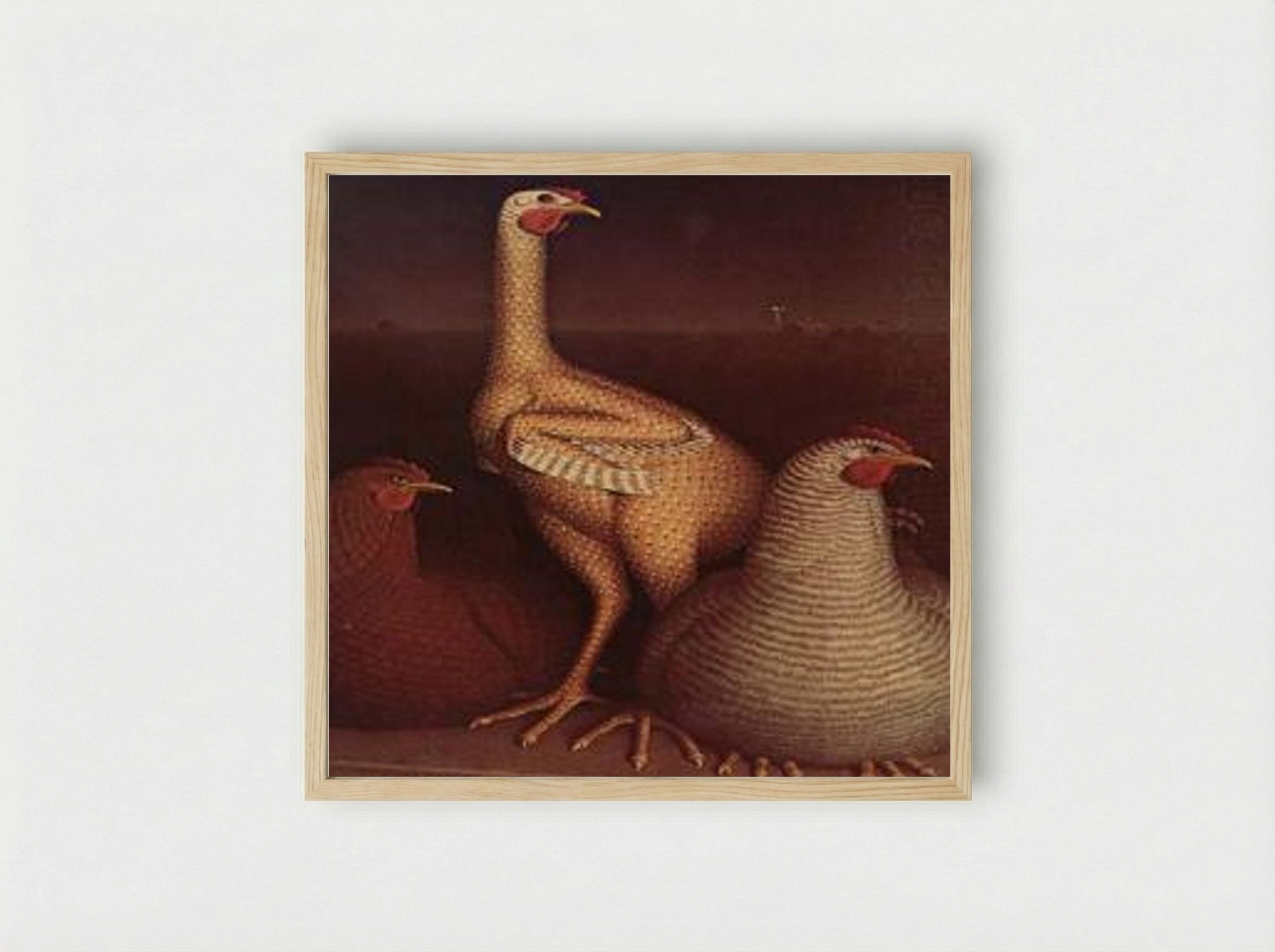 Puberty - Grant Wood - Framed Print Wood