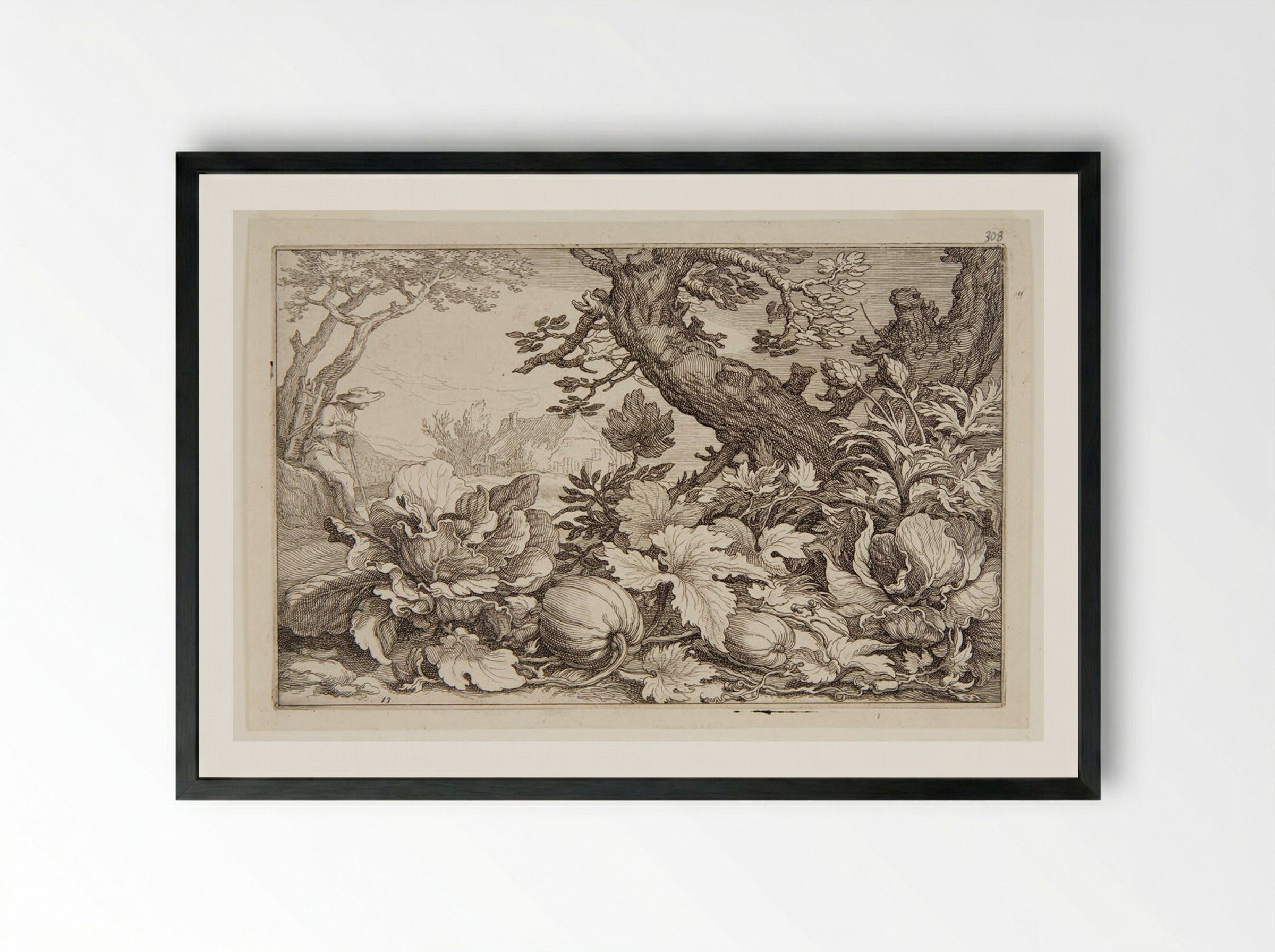 Pumpkins - Boetius Adamsz. Bolswert - Framed Print Black