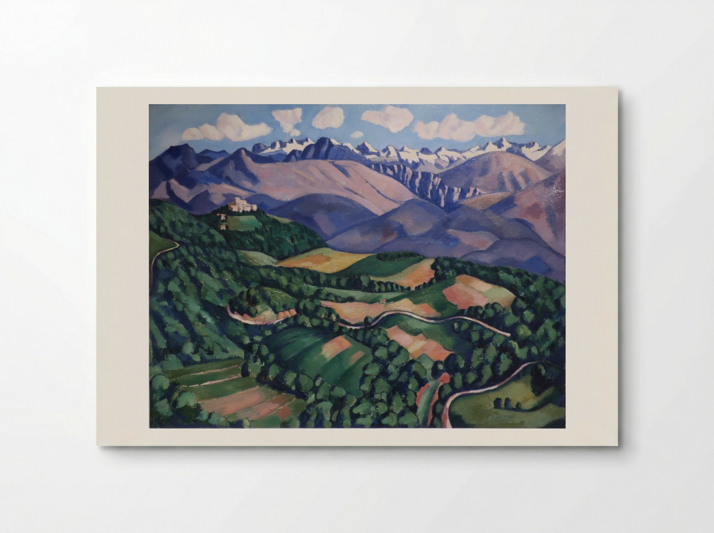 Purple Mountains, Vence - Marsden Hartley - Poster