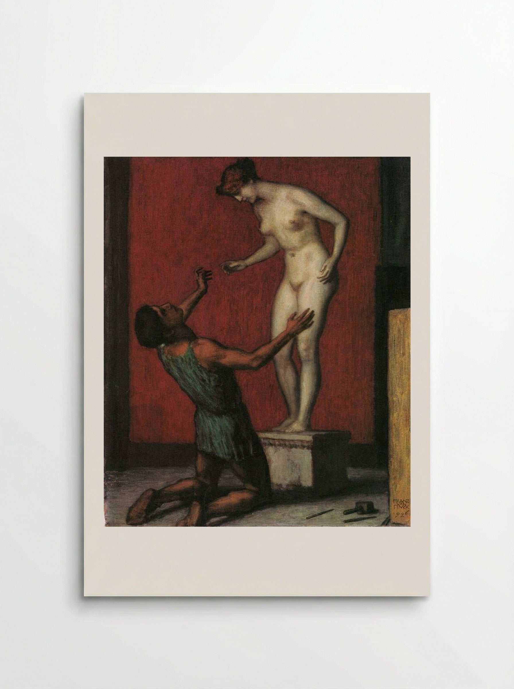 Pygmalion - Franz von Stuck - Poster