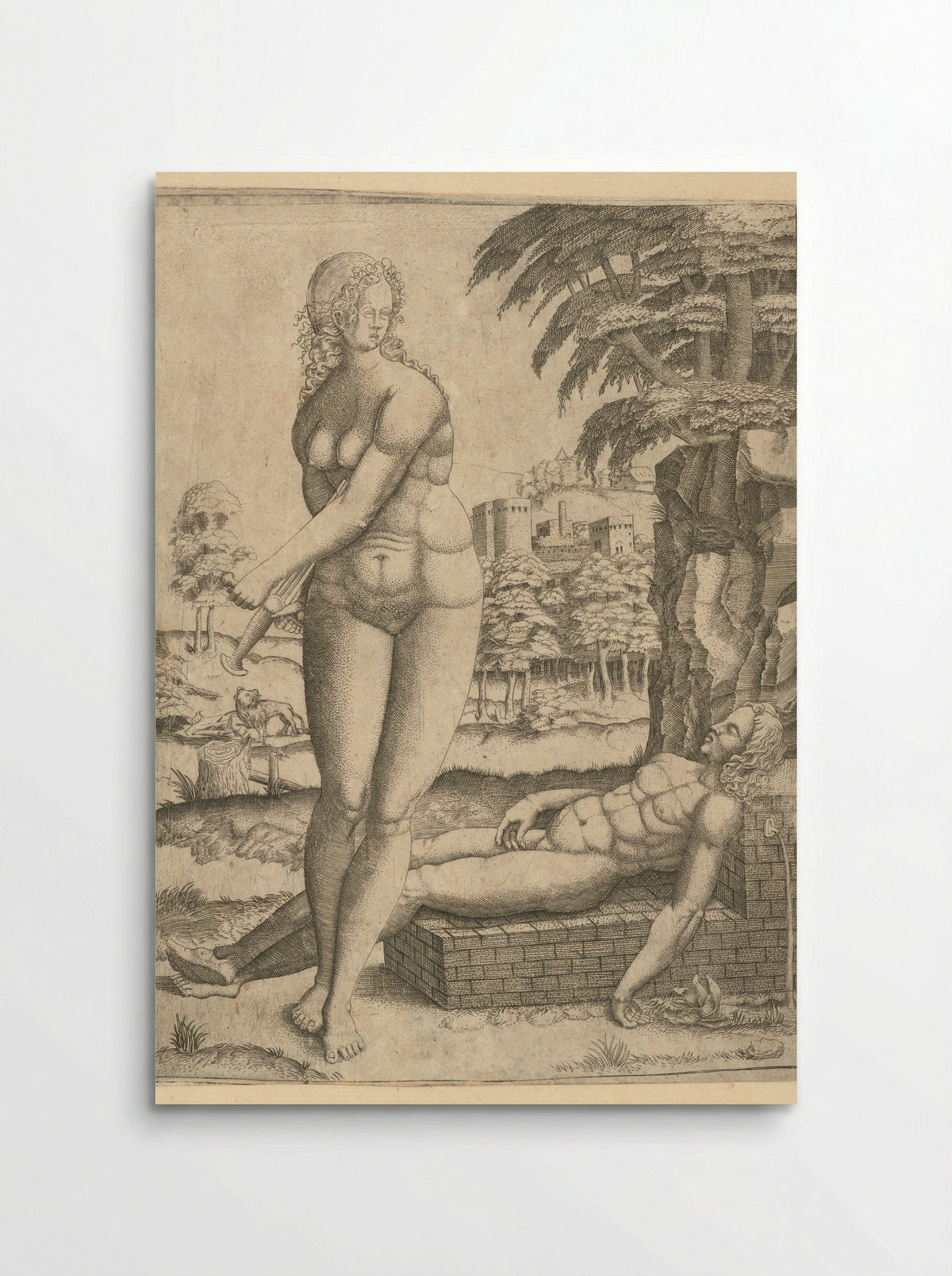 Pyramus and Thisbe - Frans Crabbe van Espleghem - Poster