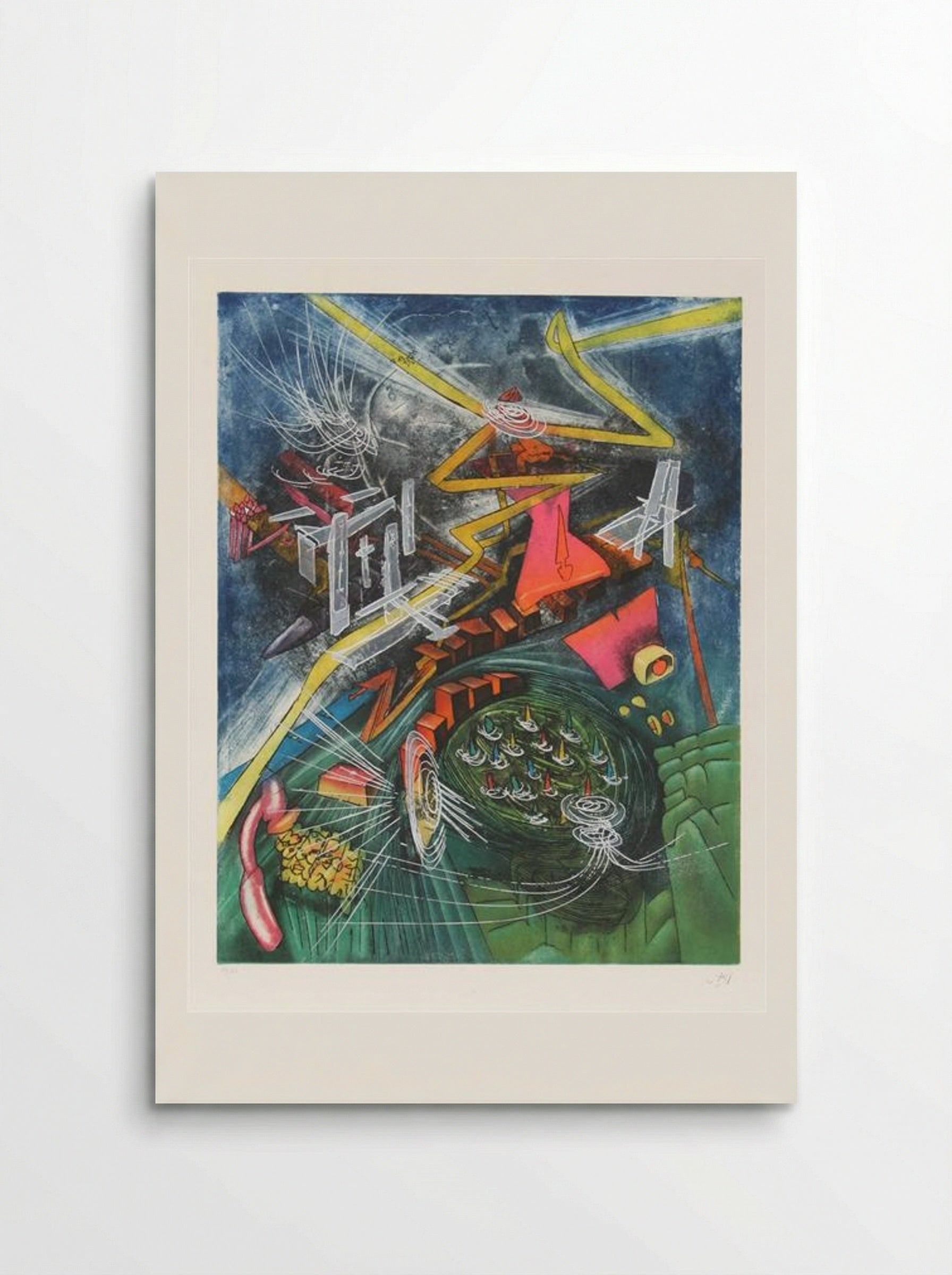 Pyrocentre - Roberto Matta - Poster