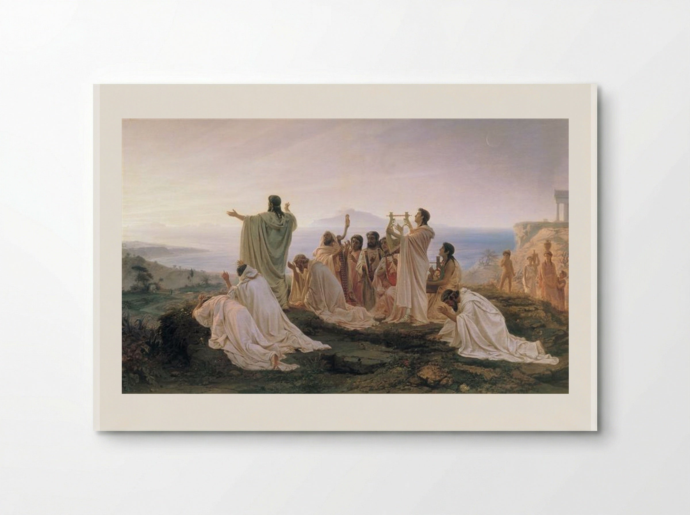 Pythagoreans Celebrate Sunrise - Fyodor Bronnikov - Poster