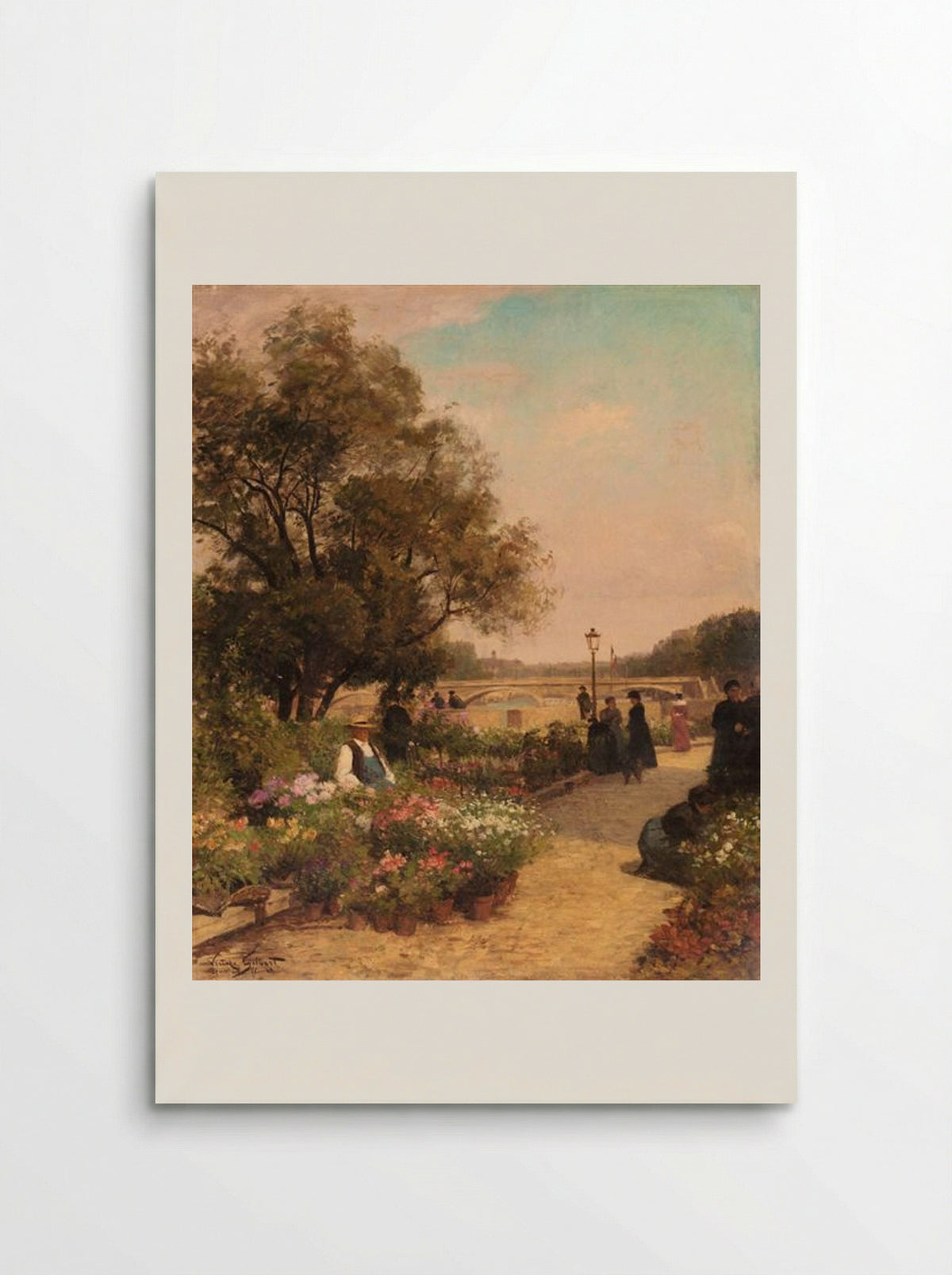 Quai aux Fleurs - Victor Gabriel Gilbert - Poster