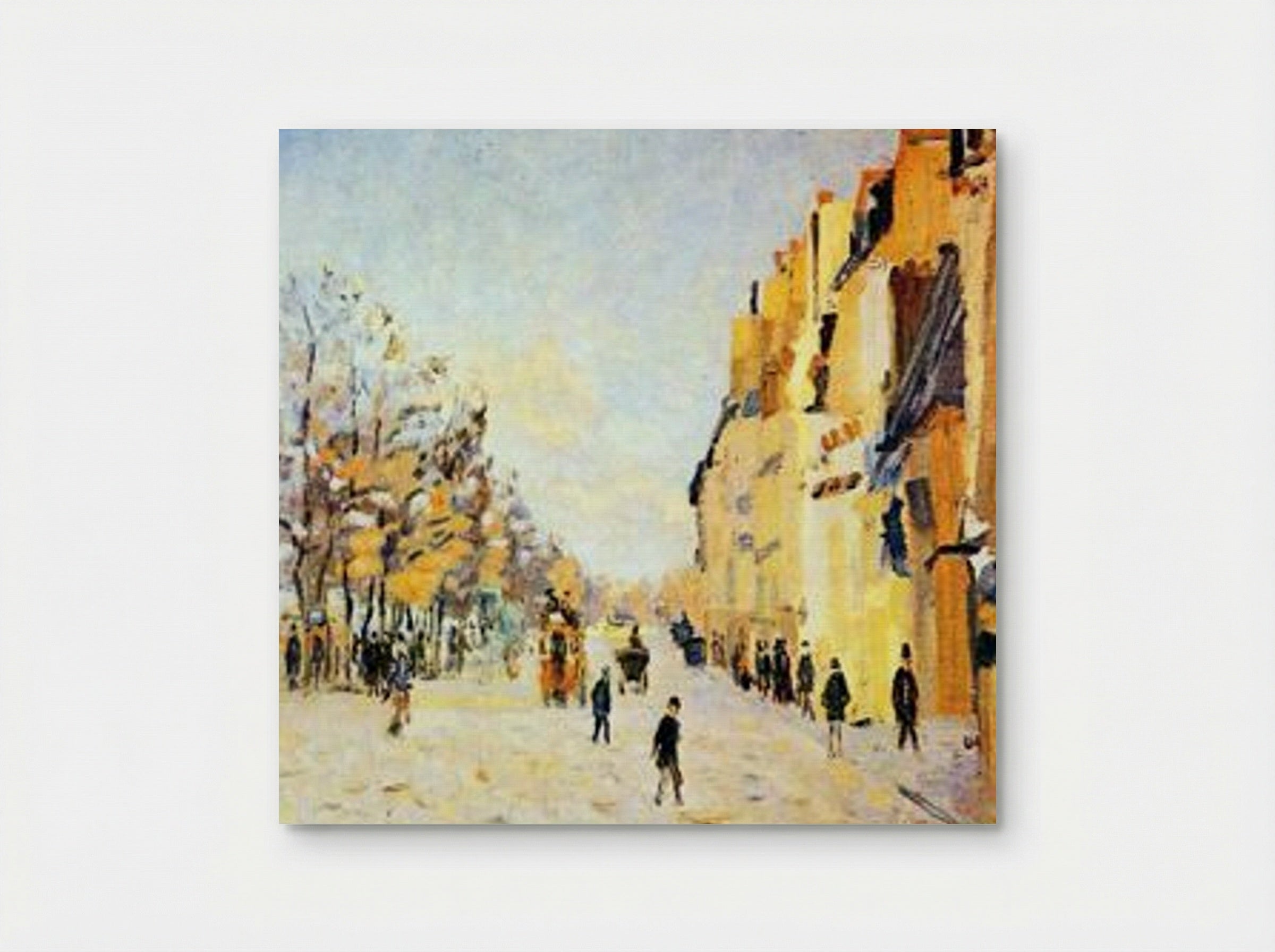 Quai de Bercy, effets de neige - Armand Guillaumin - Poster