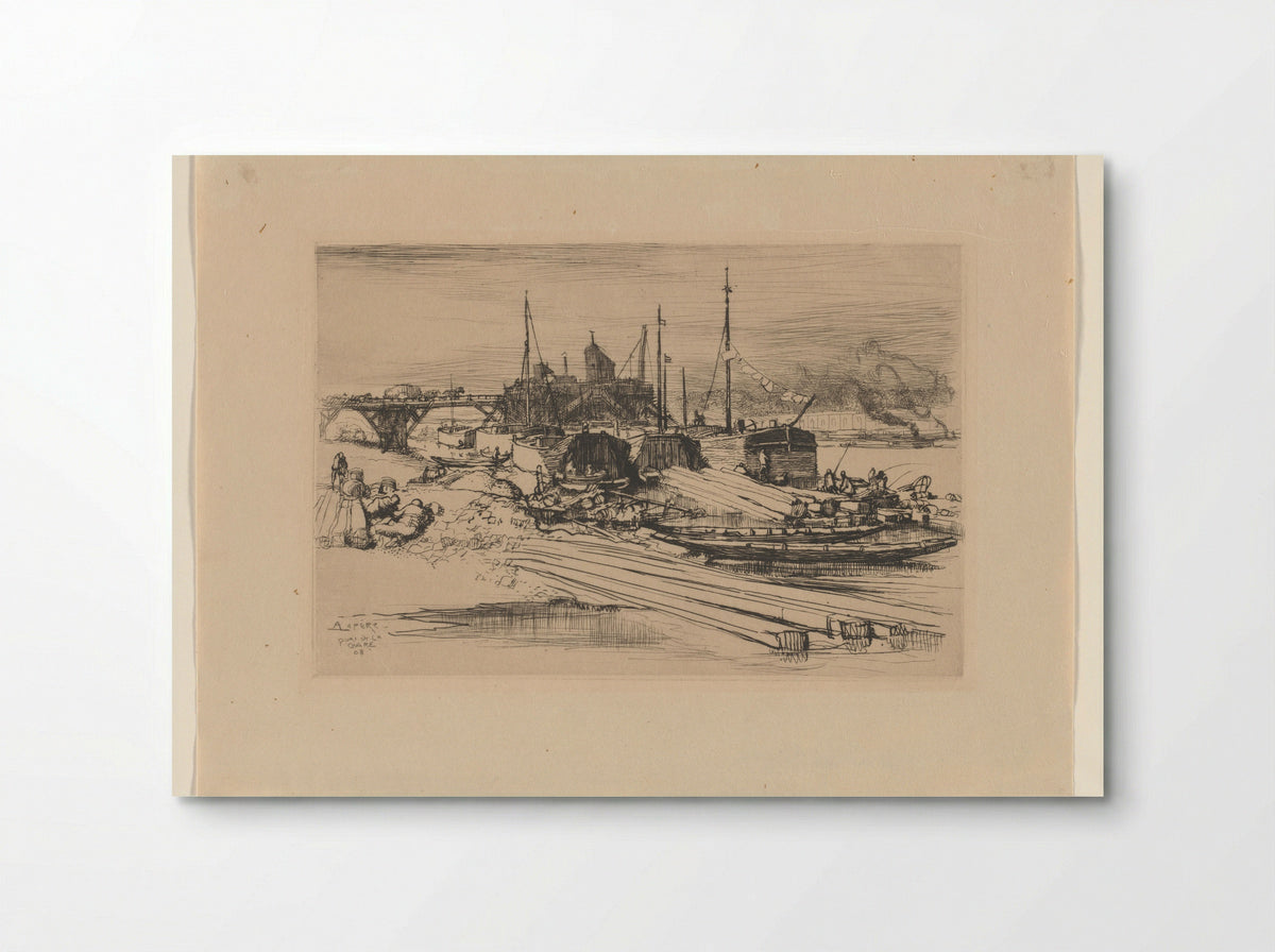 Quai de la Gare: Décharge Publique - Auguste Lepère - Poster