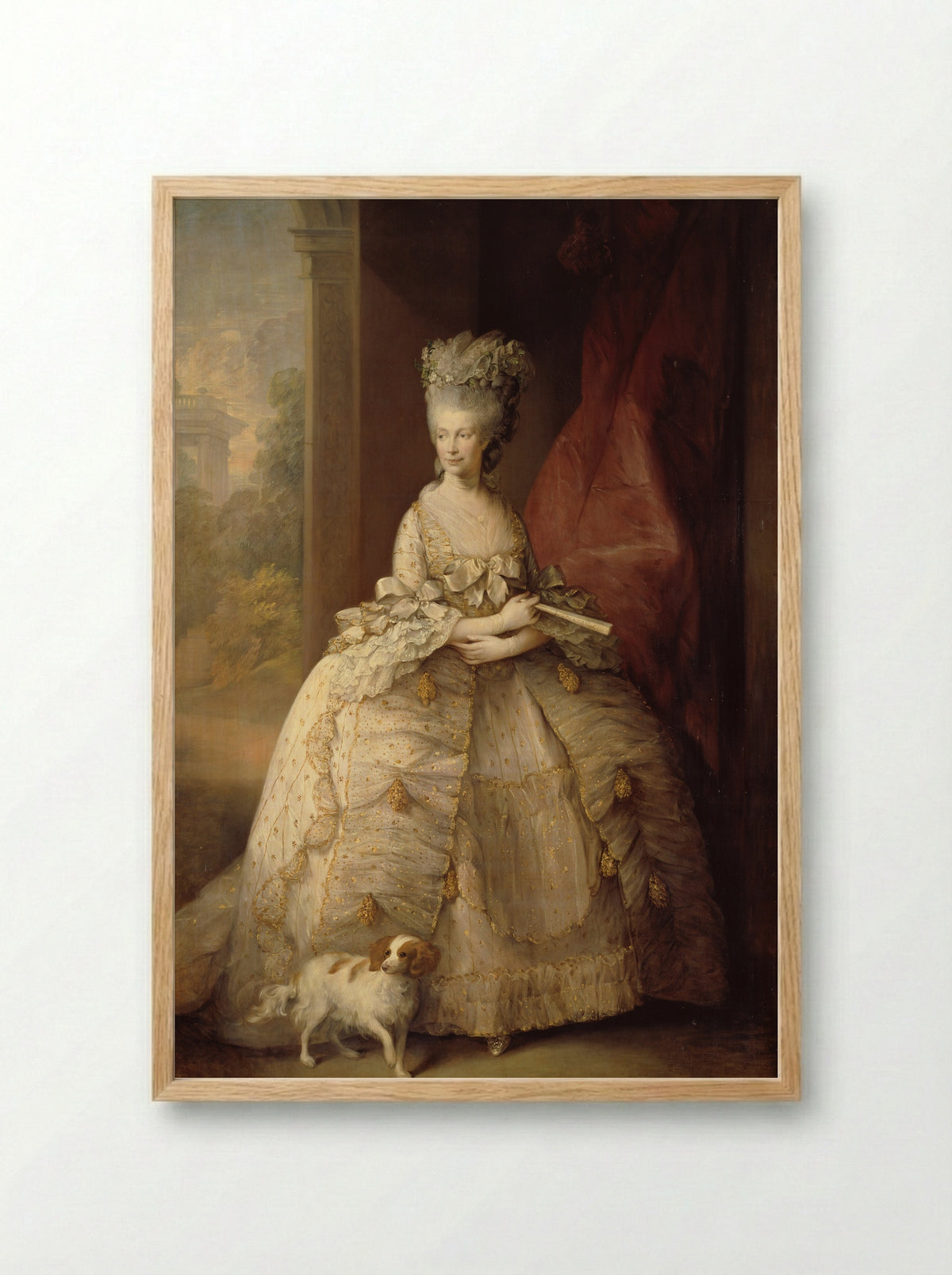 Queen Charlotte - Thomas Gainsborough - Framed Print Wood