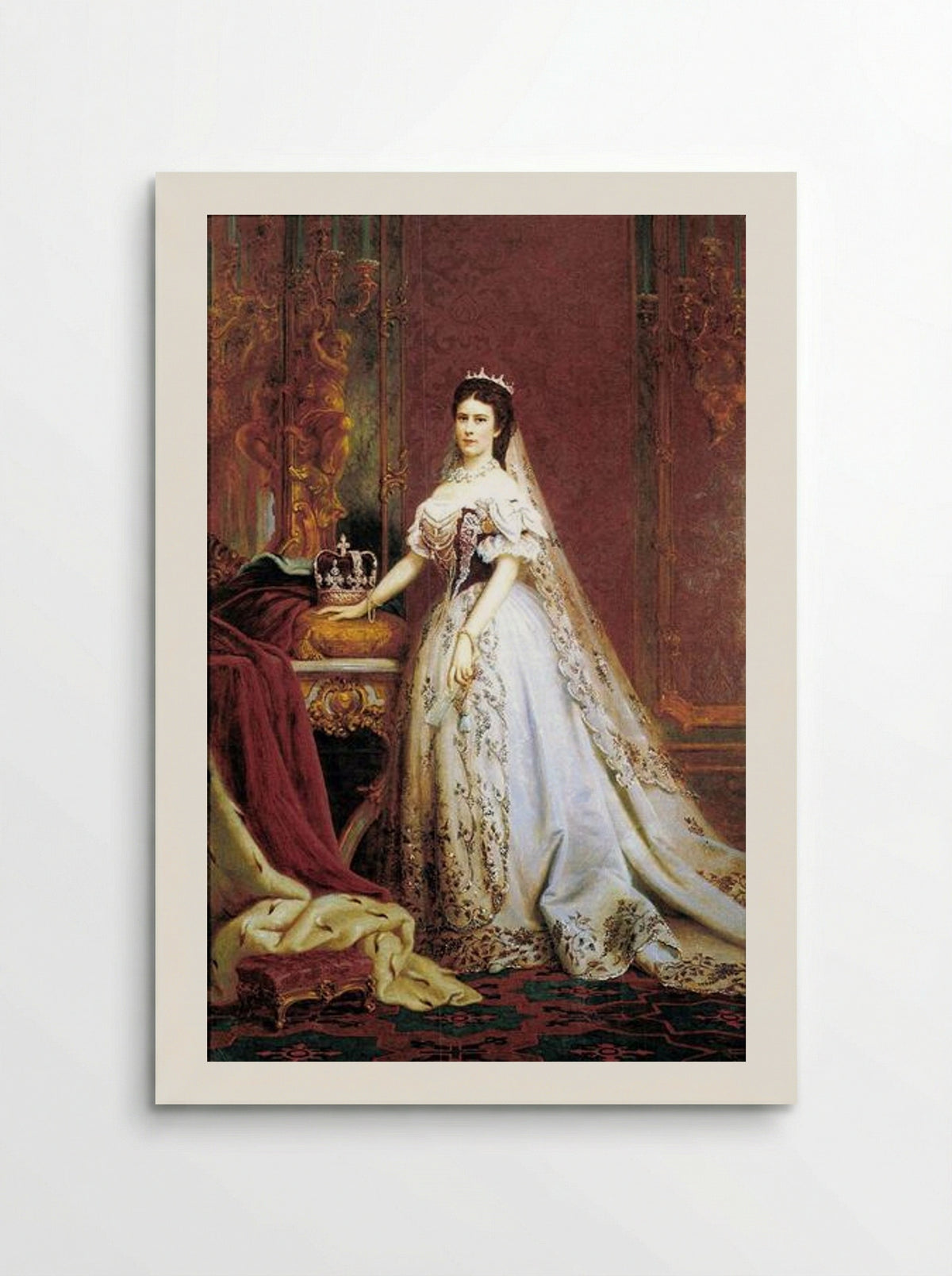 Queen Elisabeth of Hungary and Bohemia - Bertalan Székely - Poster