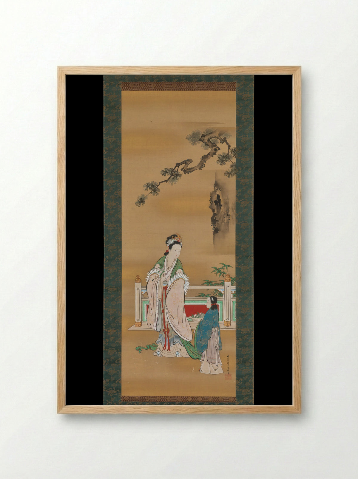 Queen Mother of the West - Kano Osanobu - Framed Print Wood