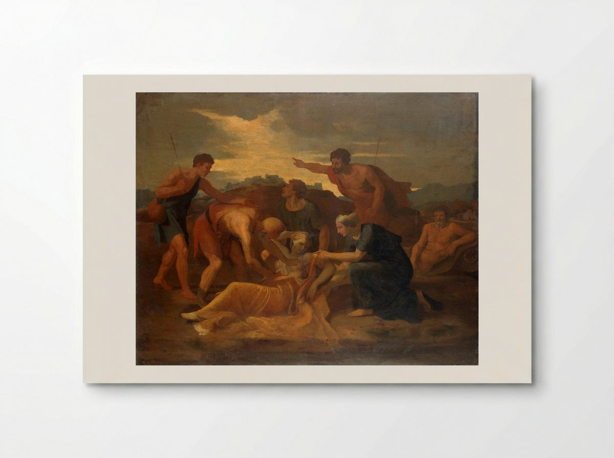 Queen Zenobia Found on the Banks of the Arax - Nicolas Poussin - Poster
