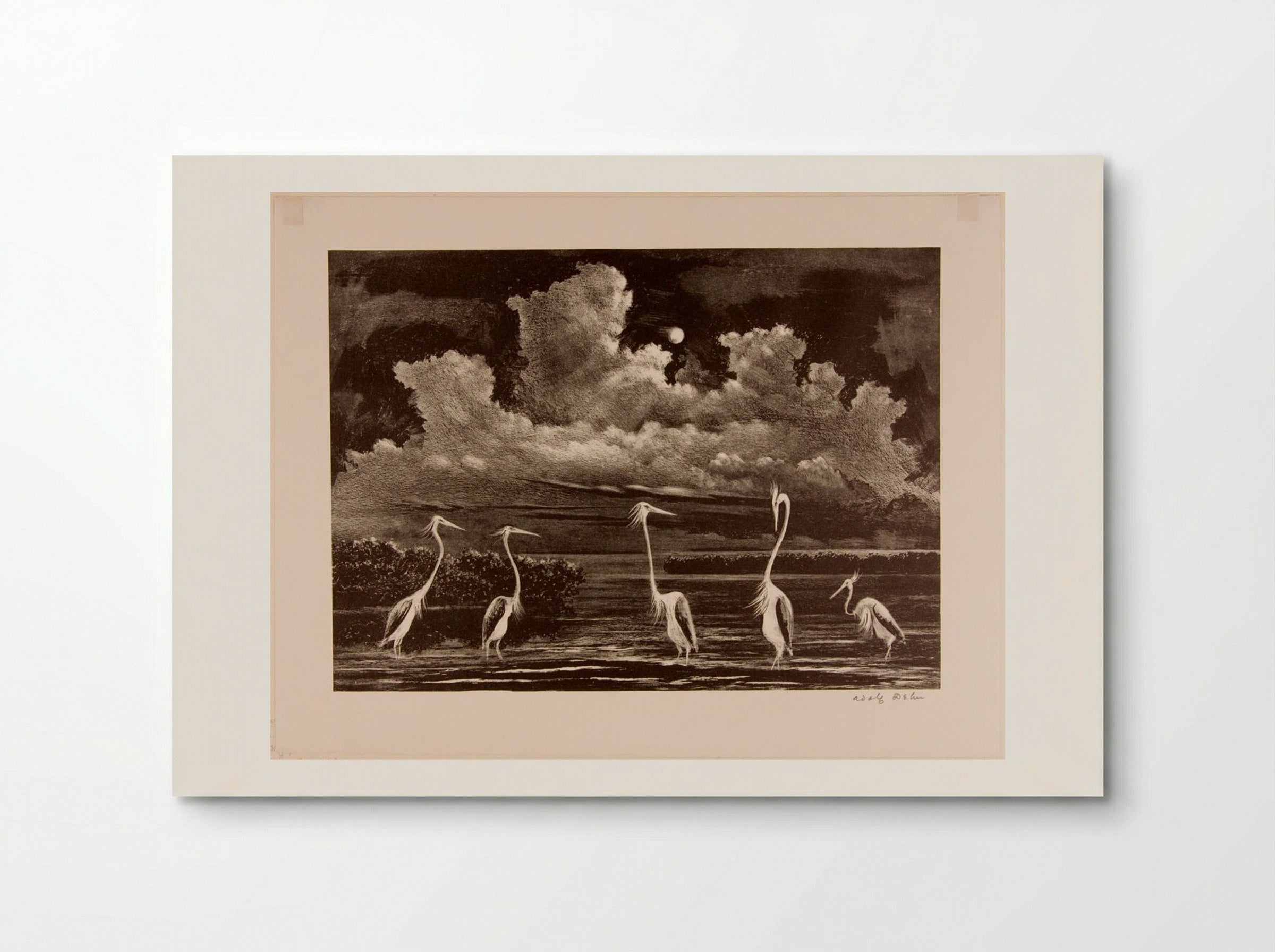 Quiet Waters - Adolph Dehn - Poster
