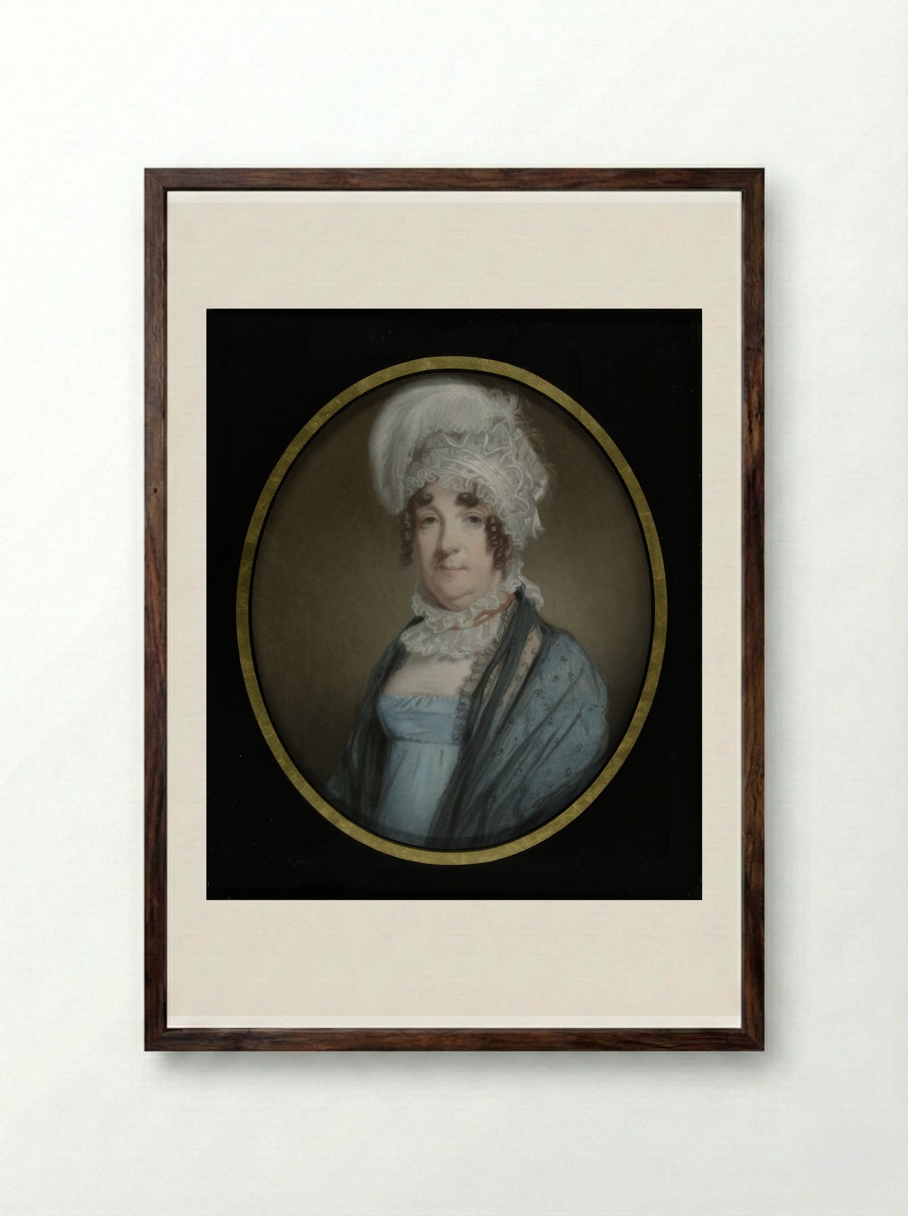 Quirina Catharina des H.R. Rijksbarones von Friesheim - Charles Howard Hodges - Framed Print Dark Wood