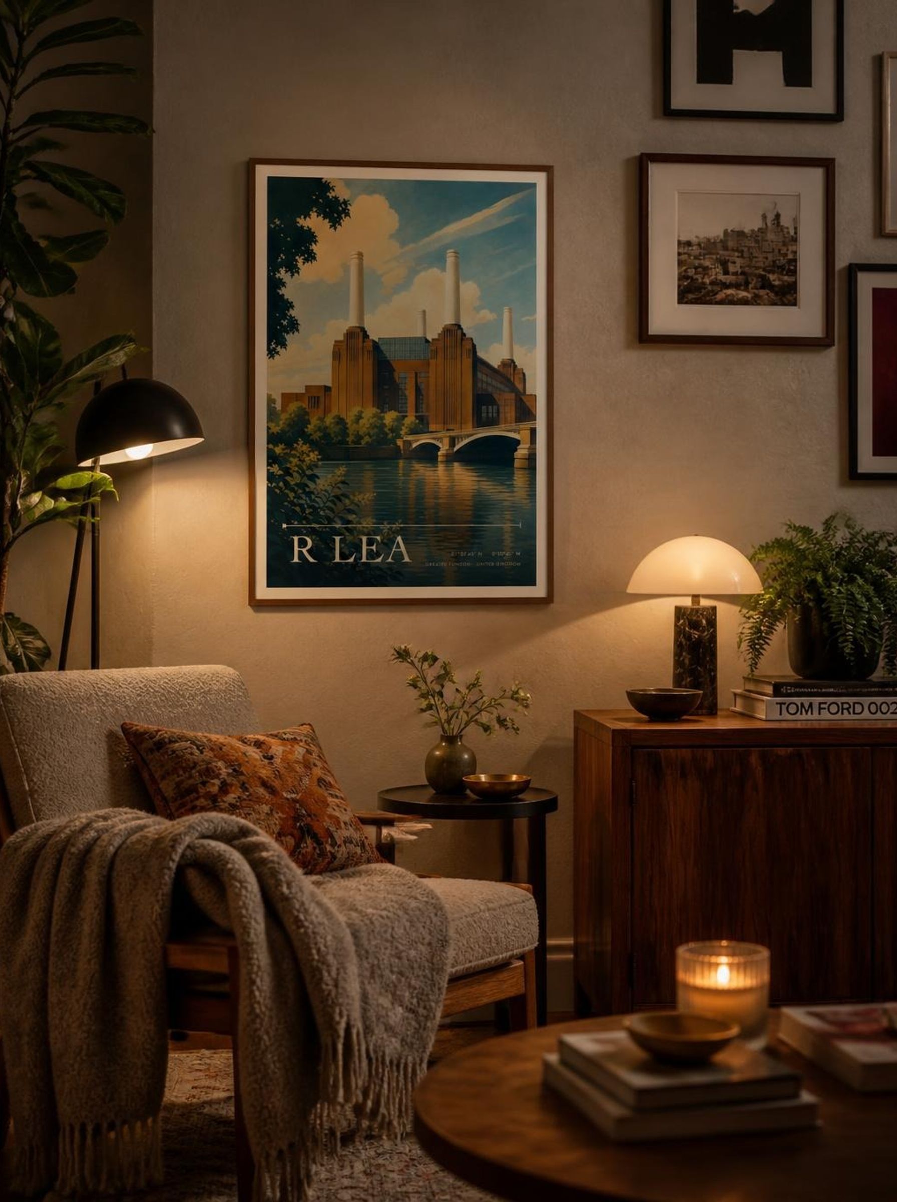 R Lea Greater London United Kingdom Travel Poster - Lifestyle