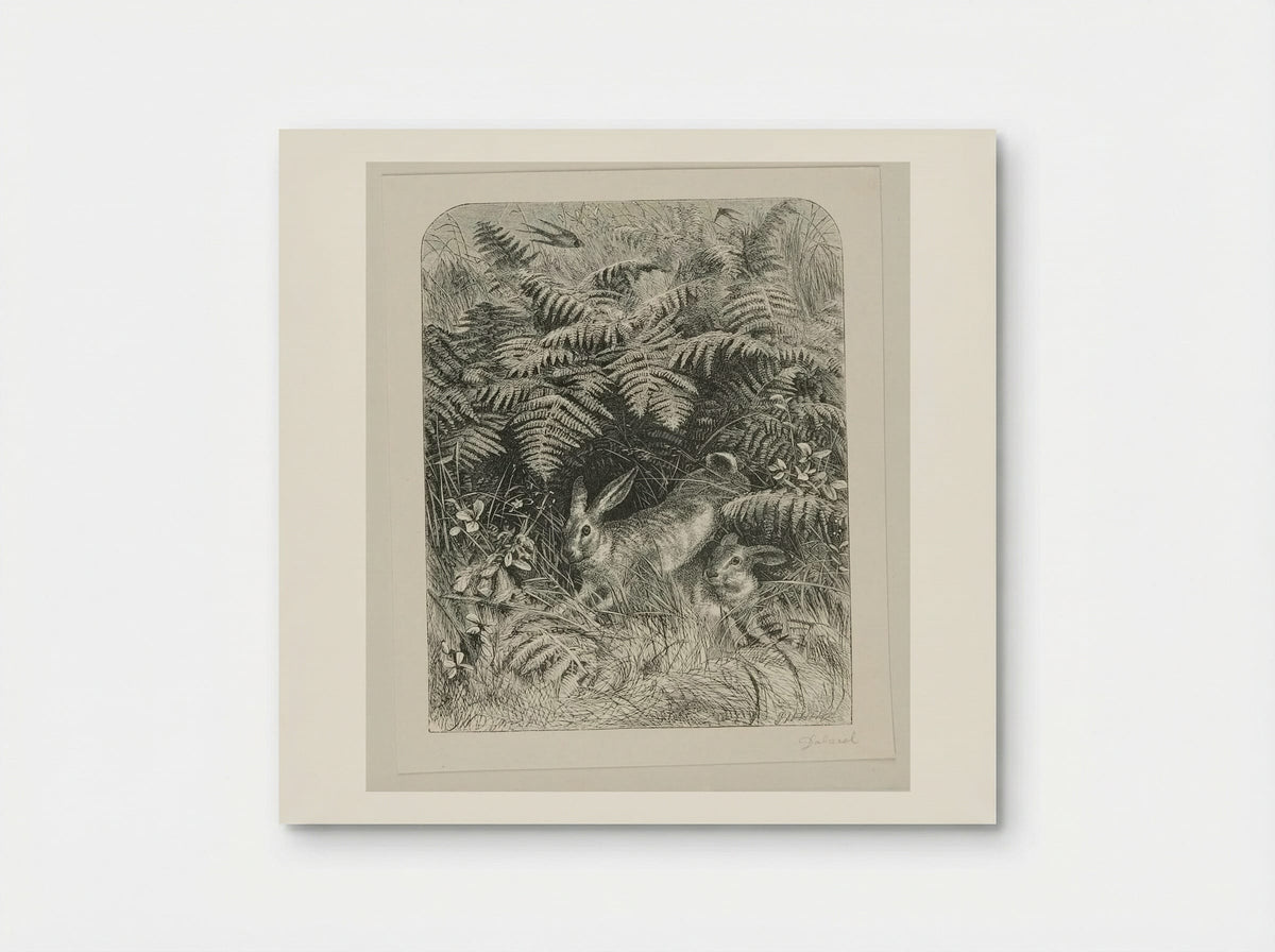 Rabbits - Edward Dalziel - Poster