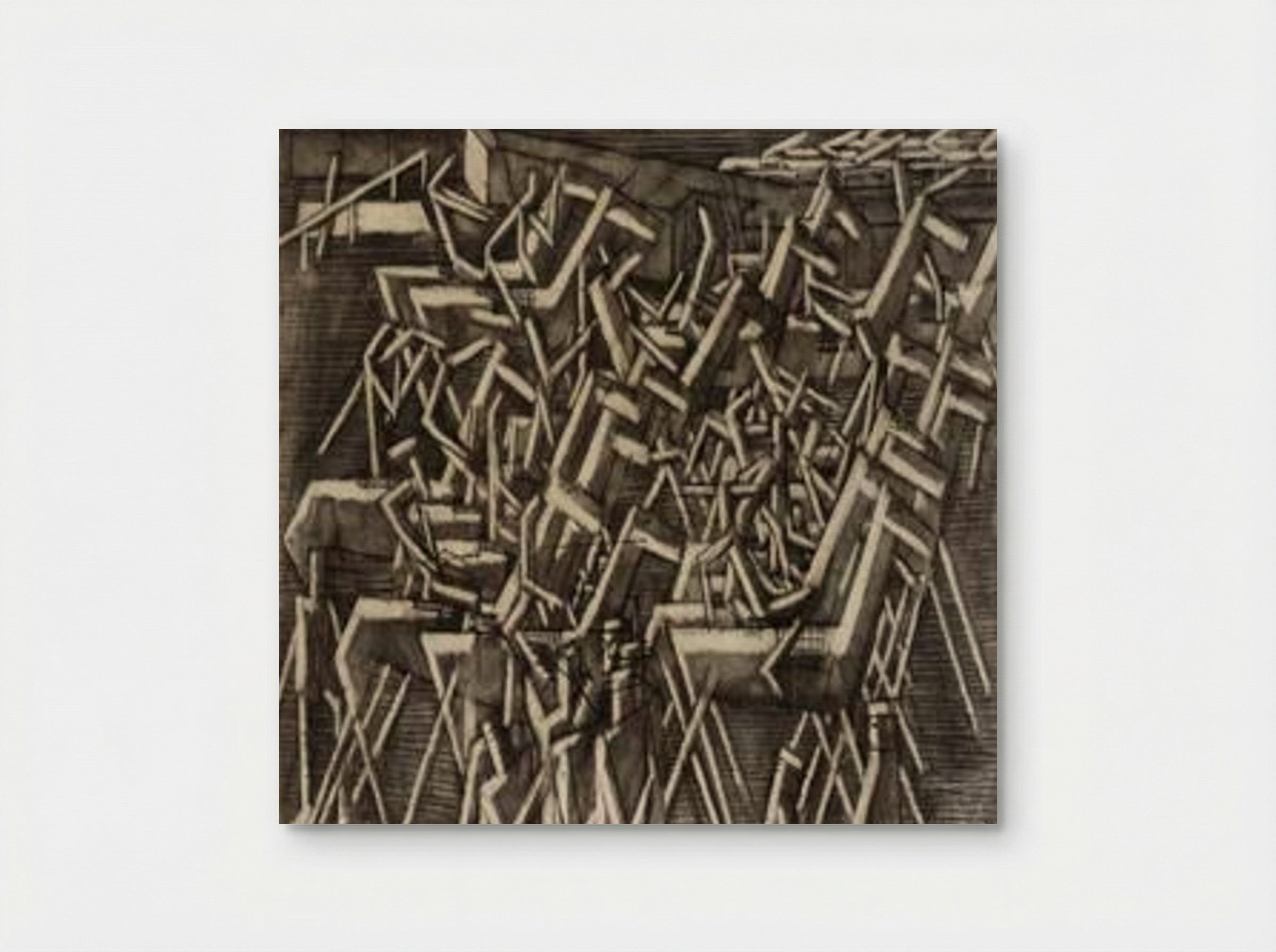 Racehorses - David Bomberg - Poster