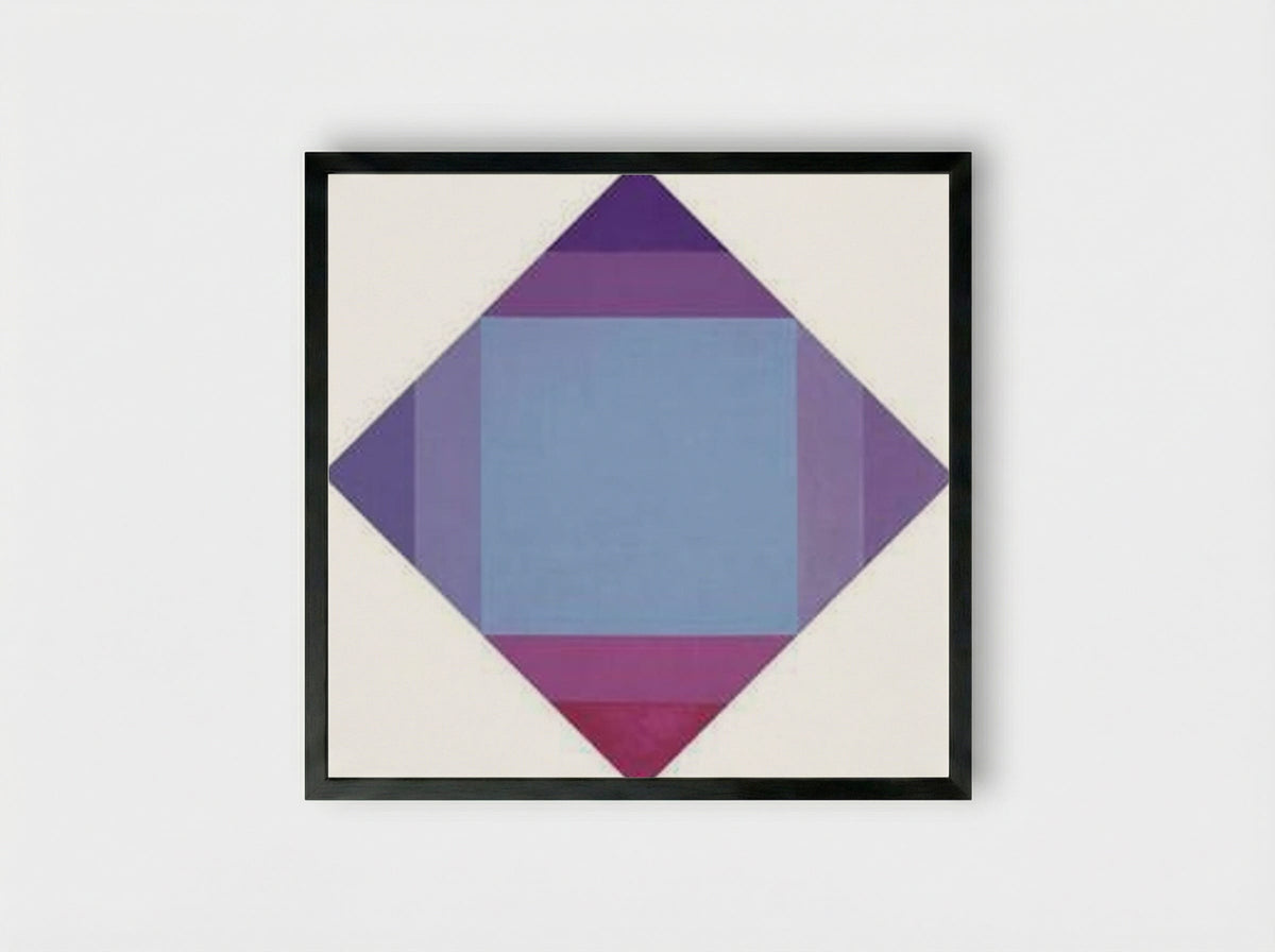 Radiazione violetta - Max Bill - Framed Print Black