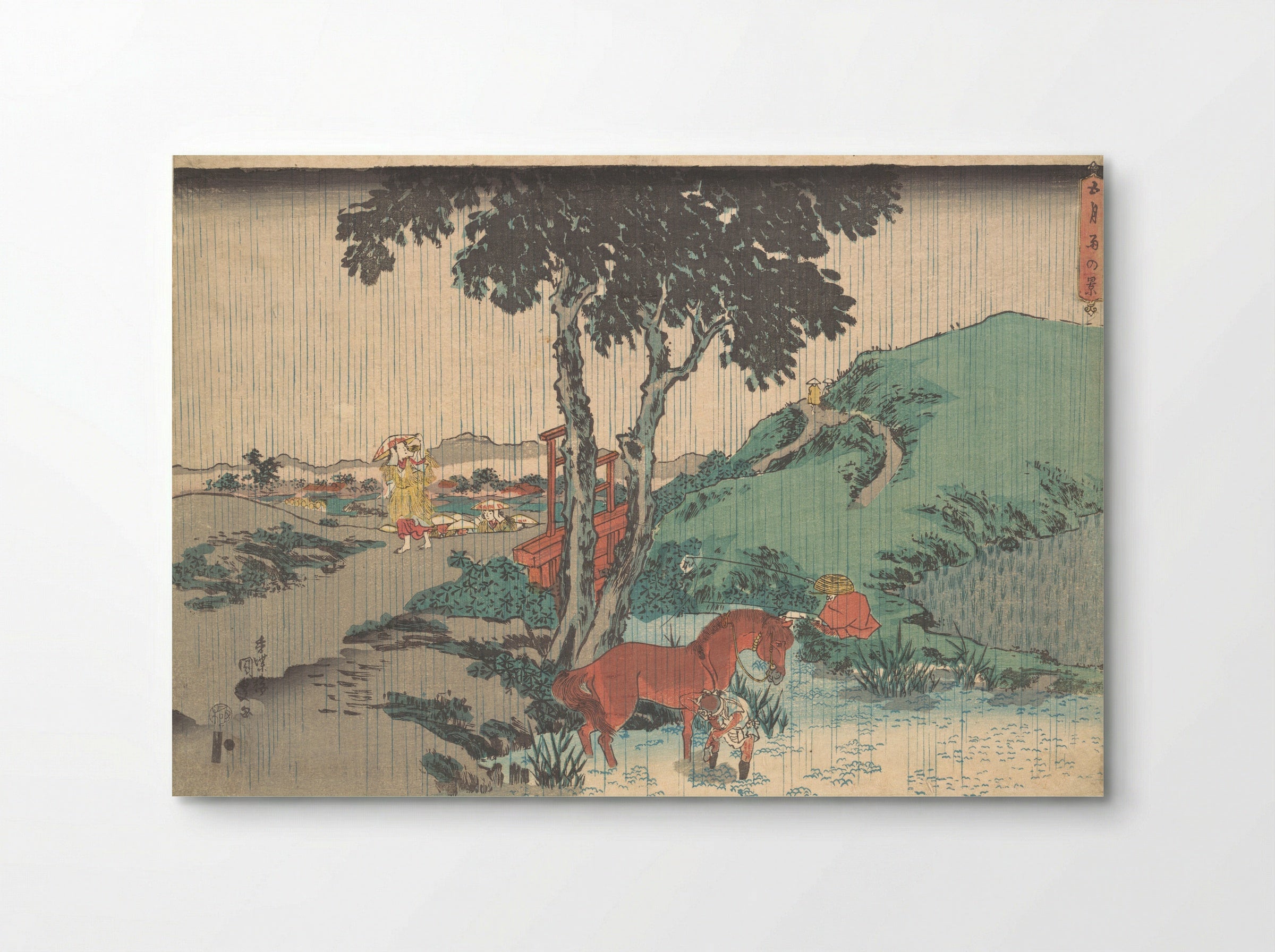 Rain of the Fifth Month (Samidare) - Utagawa Kunisada - Poster