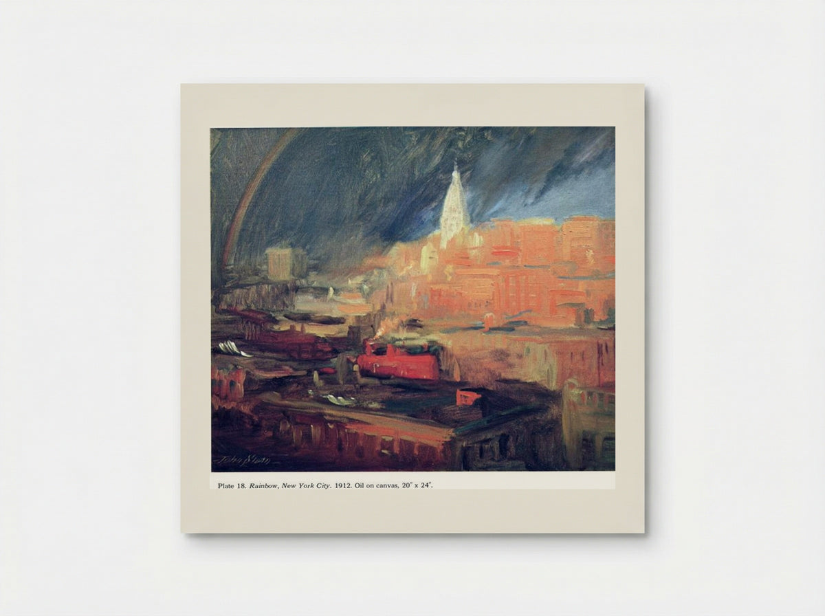 Rainbow, New York City - John French Sloan - Poster