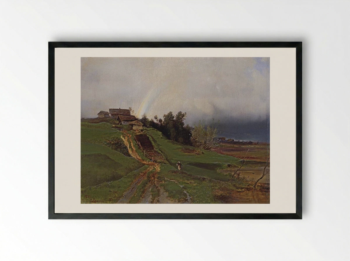 Rainbow - Aleksey Savrasov - Framed Print Black