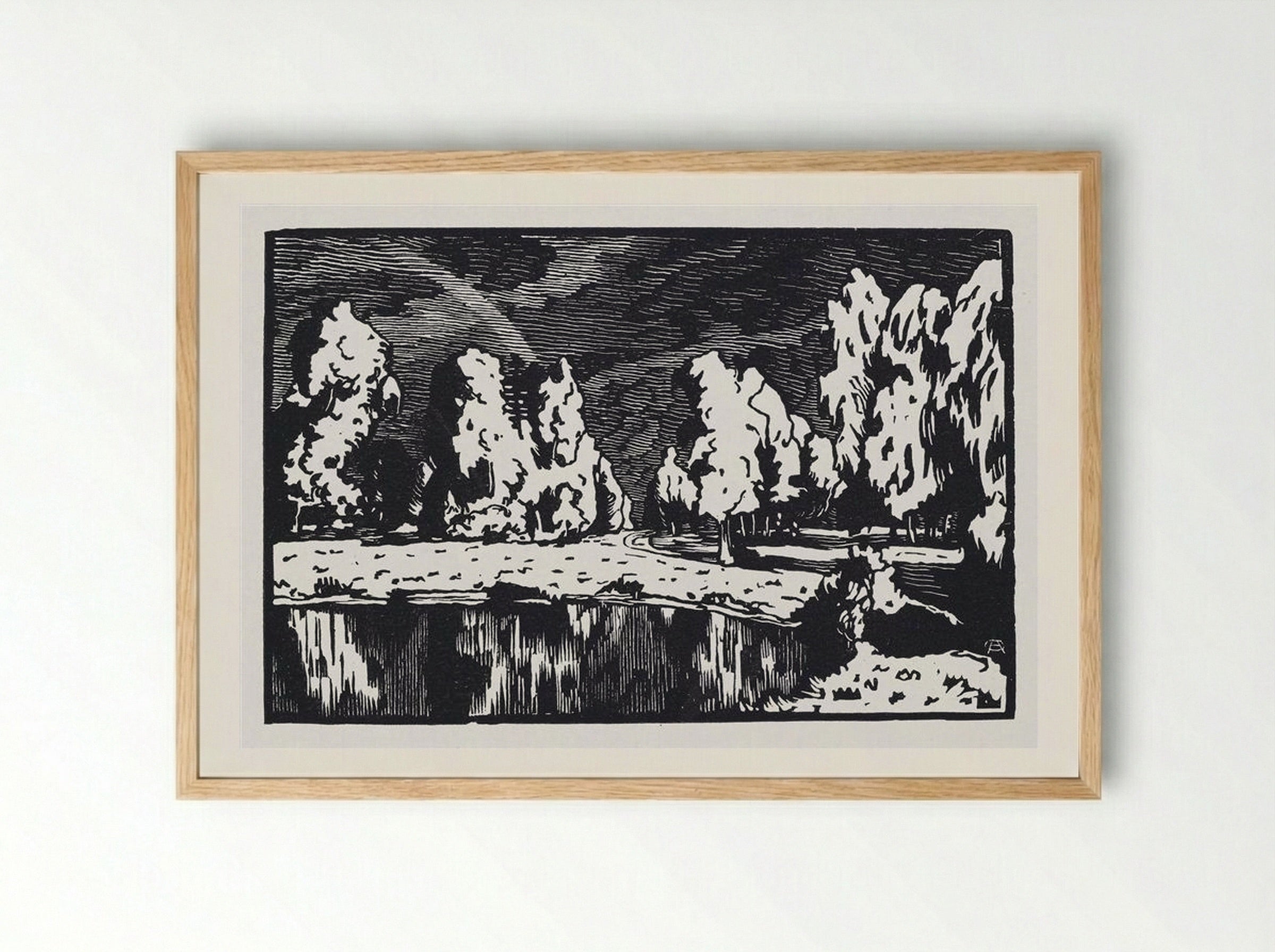 Rainbow - Anna Ostroumova-Lebedeva - Framed Print Wood