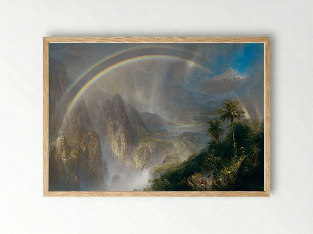 Rainy Season in the Tropics - Frederic Edwin Church - Framed Print Wood