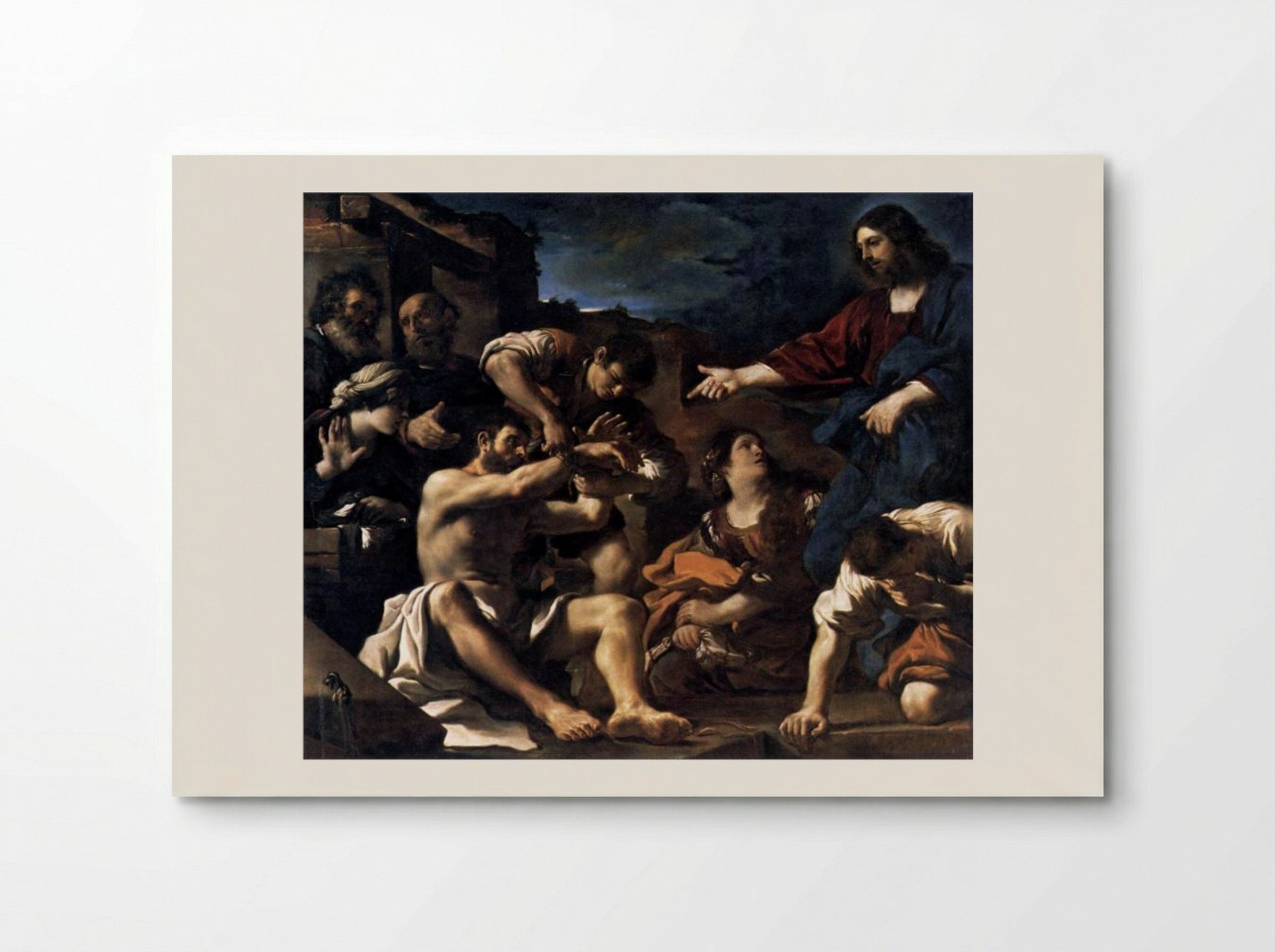 Raising of Lazarus - Guercino - Poster