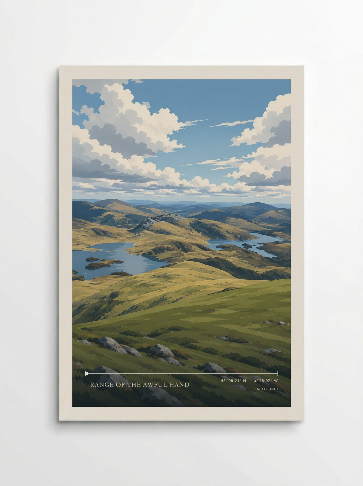 Range of the Awful Hand | Travel Poster - Poster