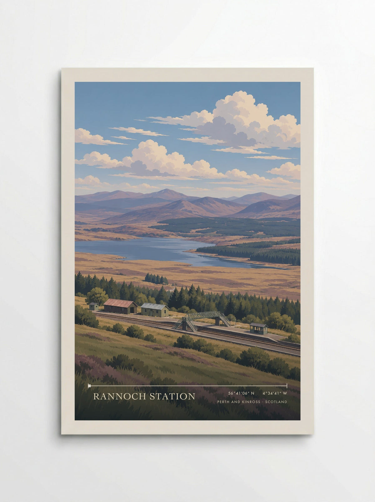 Rannoch Station, Perth and Kinross | Travel Poster - Poster