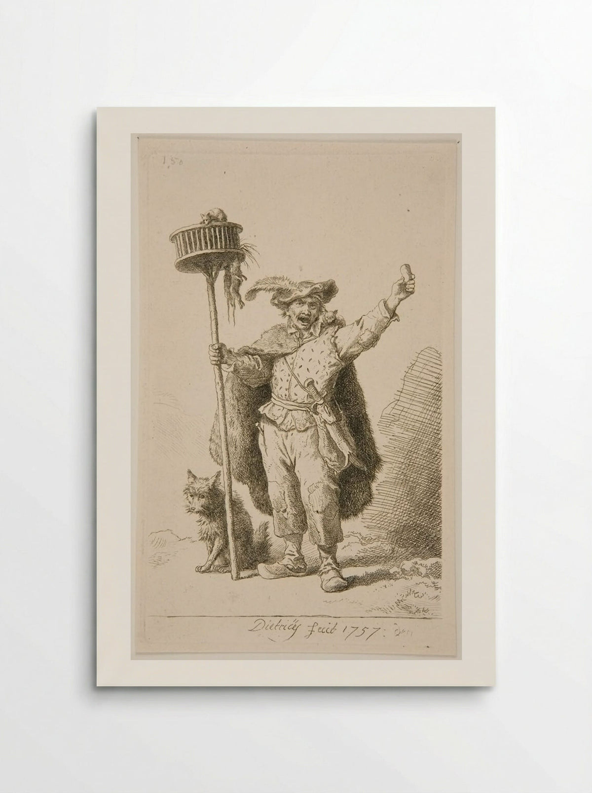 Rat Catcher - Christian Wilhelm Ernst Dietrich - Poster