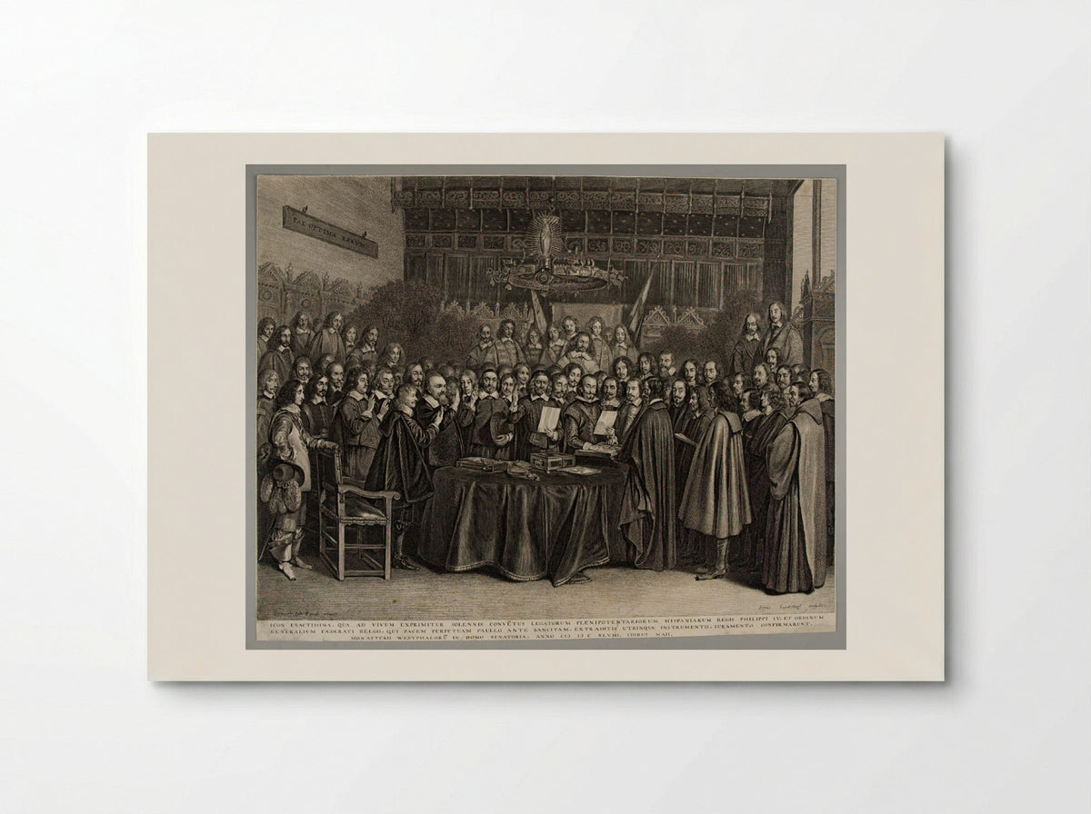 Ratification of the Peace of Münster - Jonas Suyderhoef - Poster