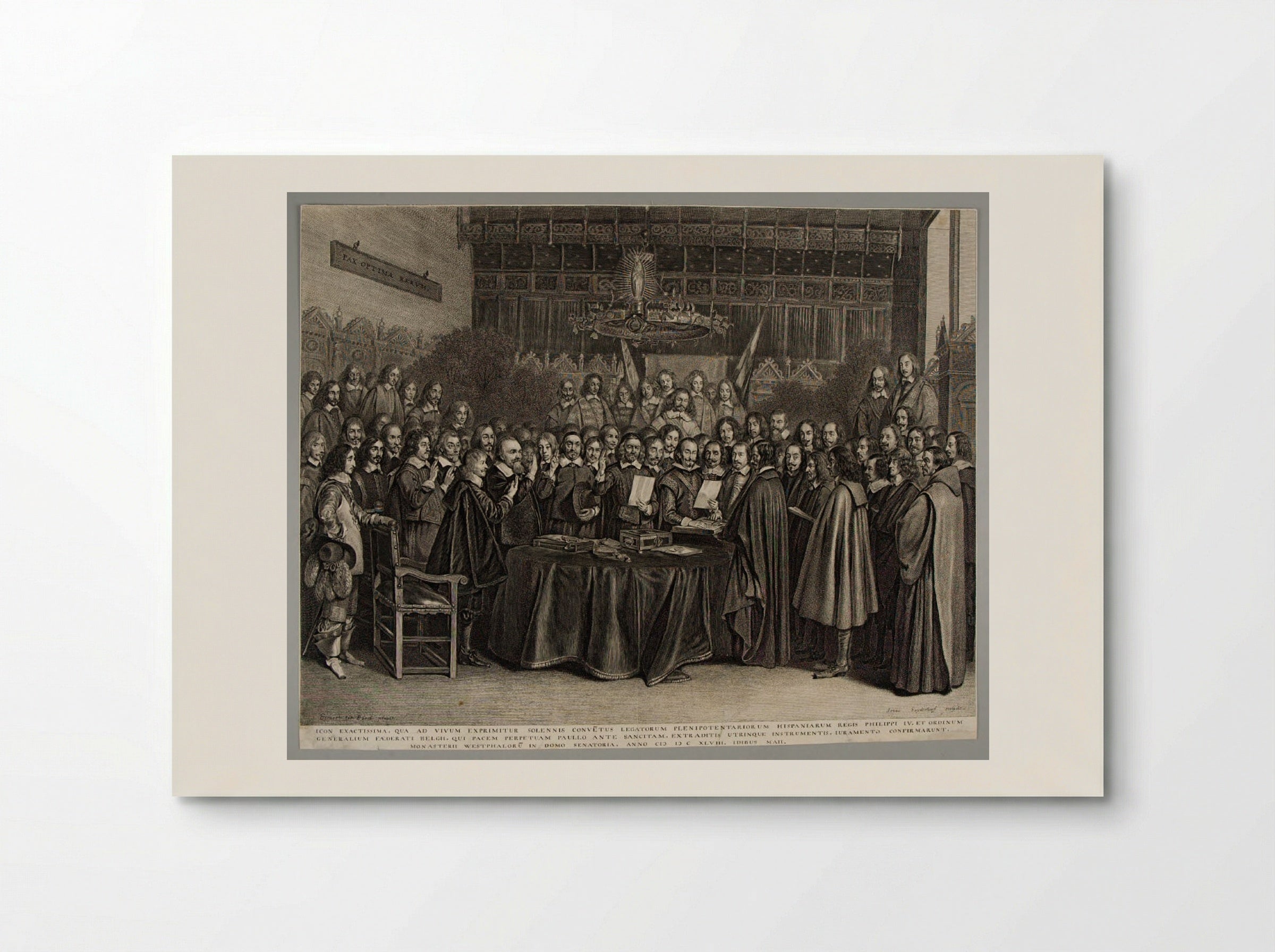 Ratification of the Peace of Münster - Jonas Suyderhoef - Poster