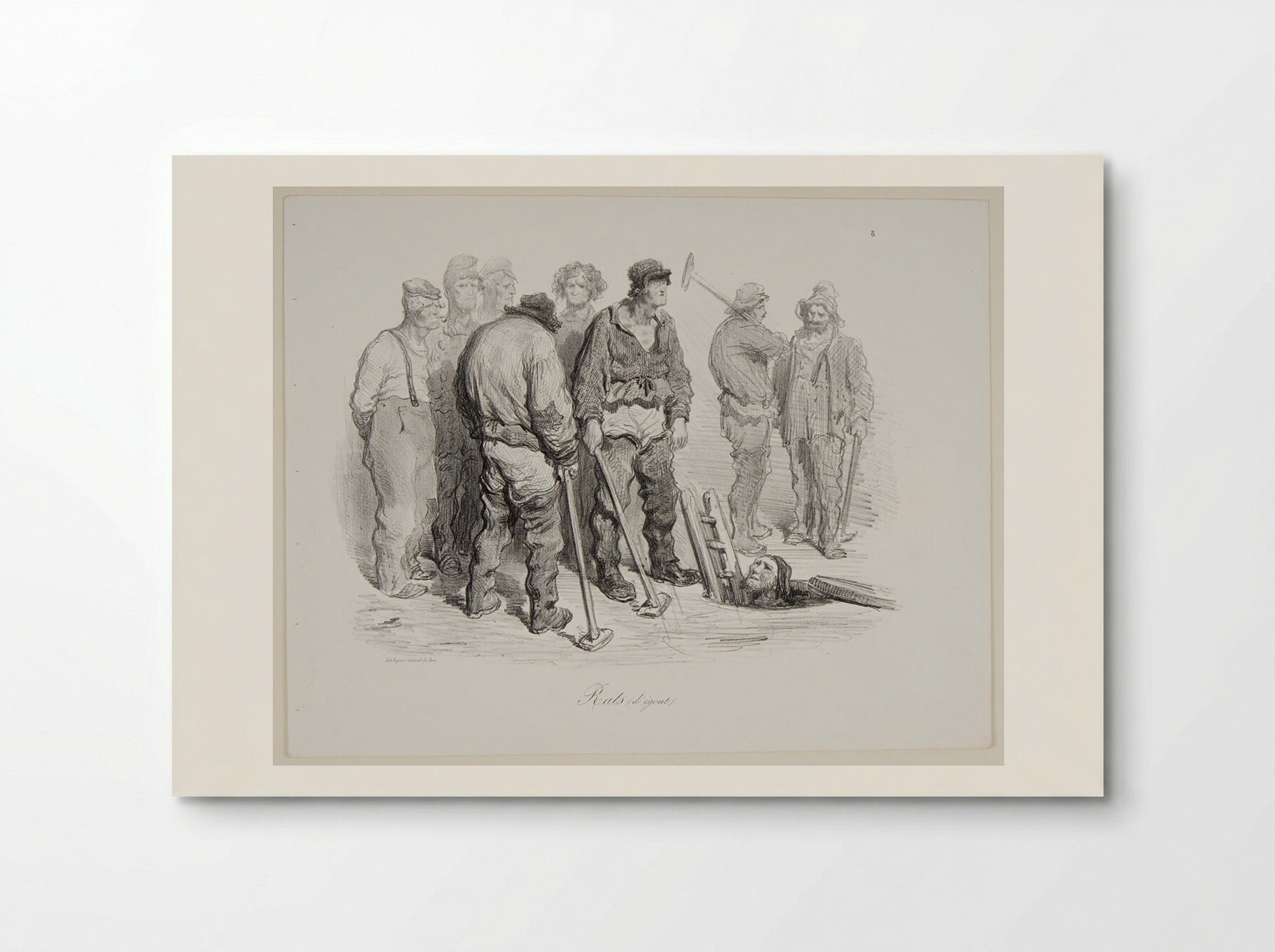 Rats d'égout (Sewer Rats) - Gustave Doré - Poster