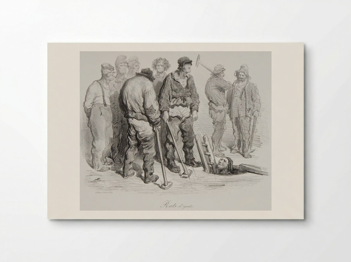 Rats d'égout (Sewer Rats) - Gustave Doré - Poster
