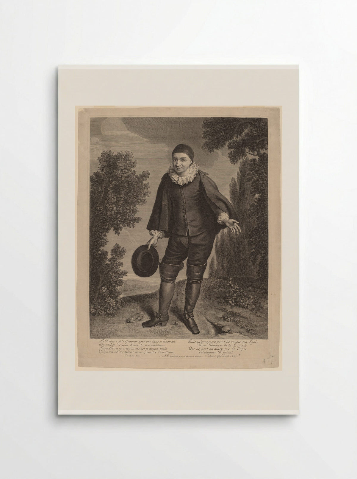 Raymond Poisson as Crispin - Gérard Edelinck - Poster