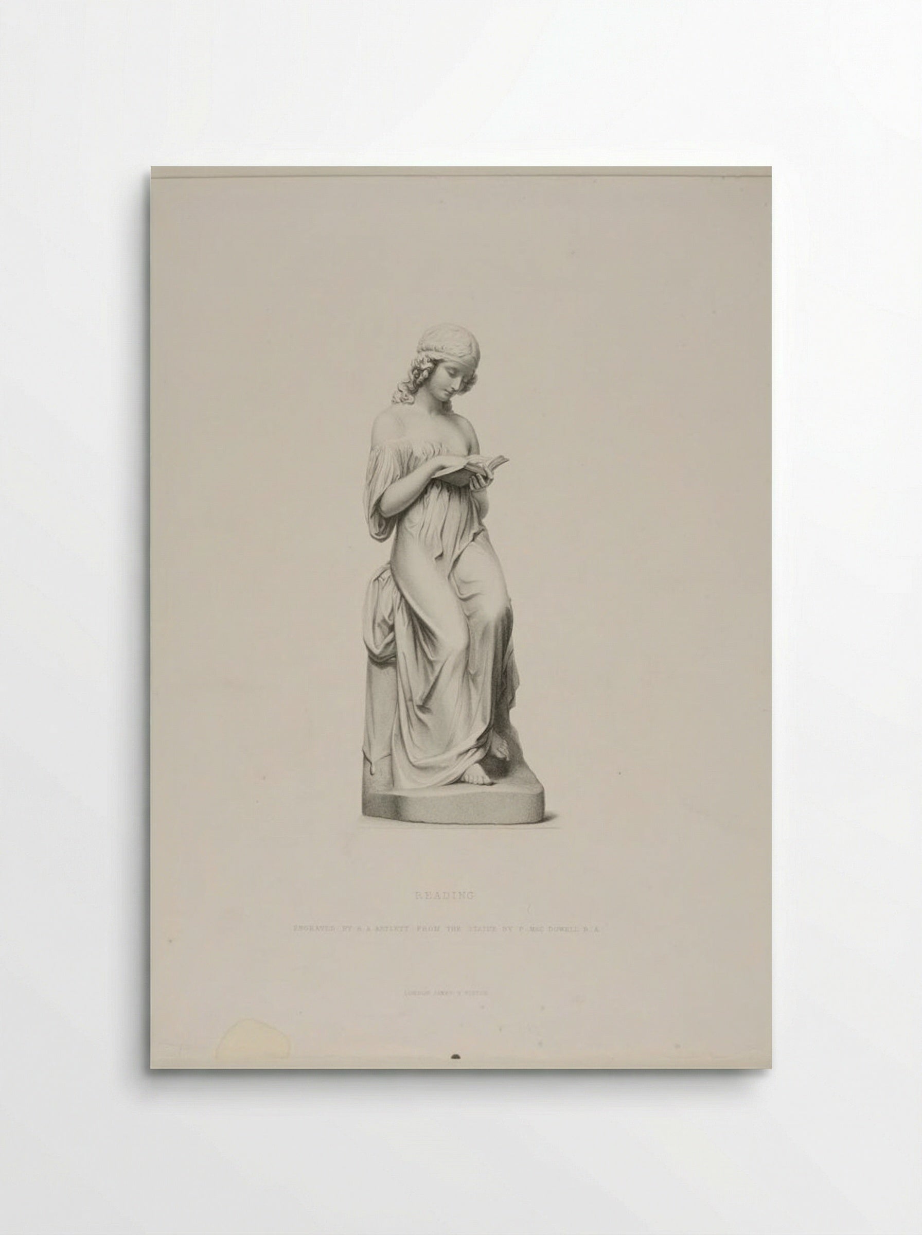 Reading (After Patrick MacDowell) - Richard Austin Artlett - Poster