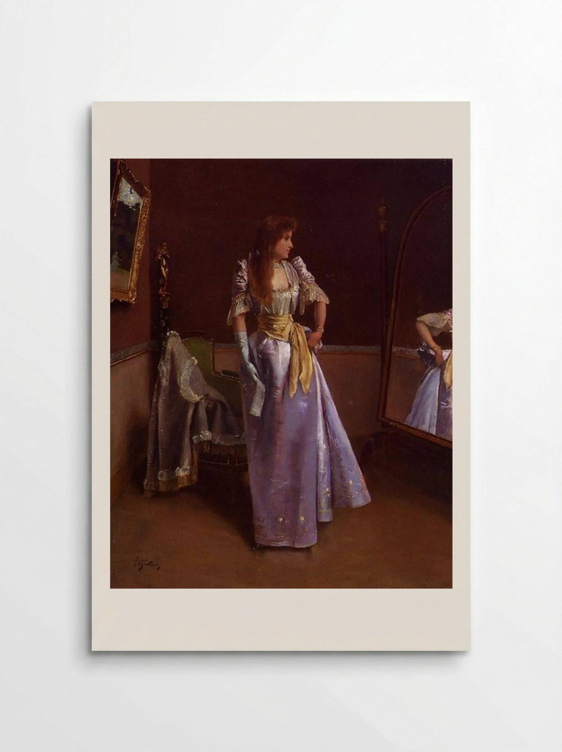 Ready for the Ball - Alfred Stevens - Poster