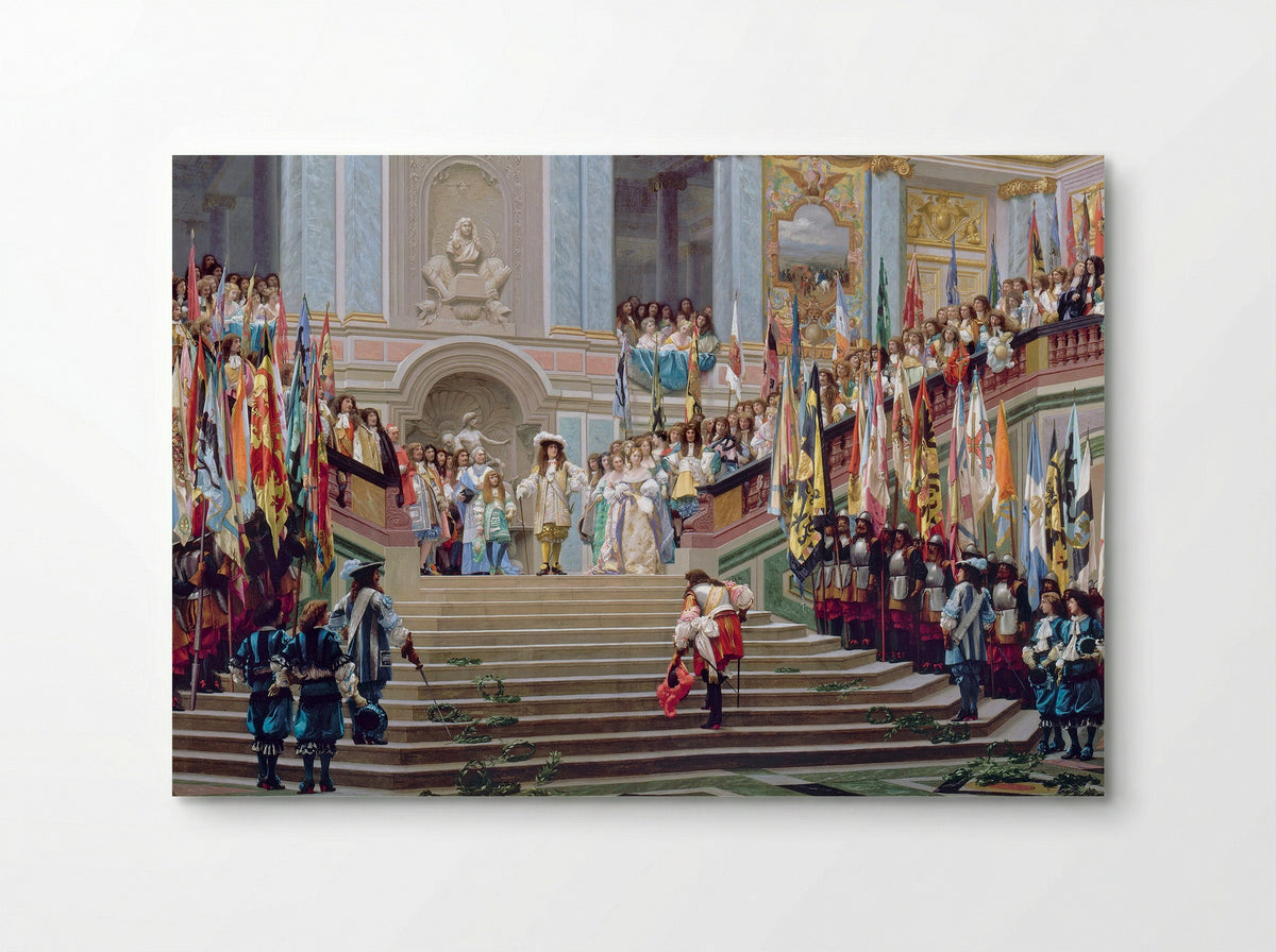 Reception of Le Grand Condé at Versailles - Jean-Léon Gérôme - Poster