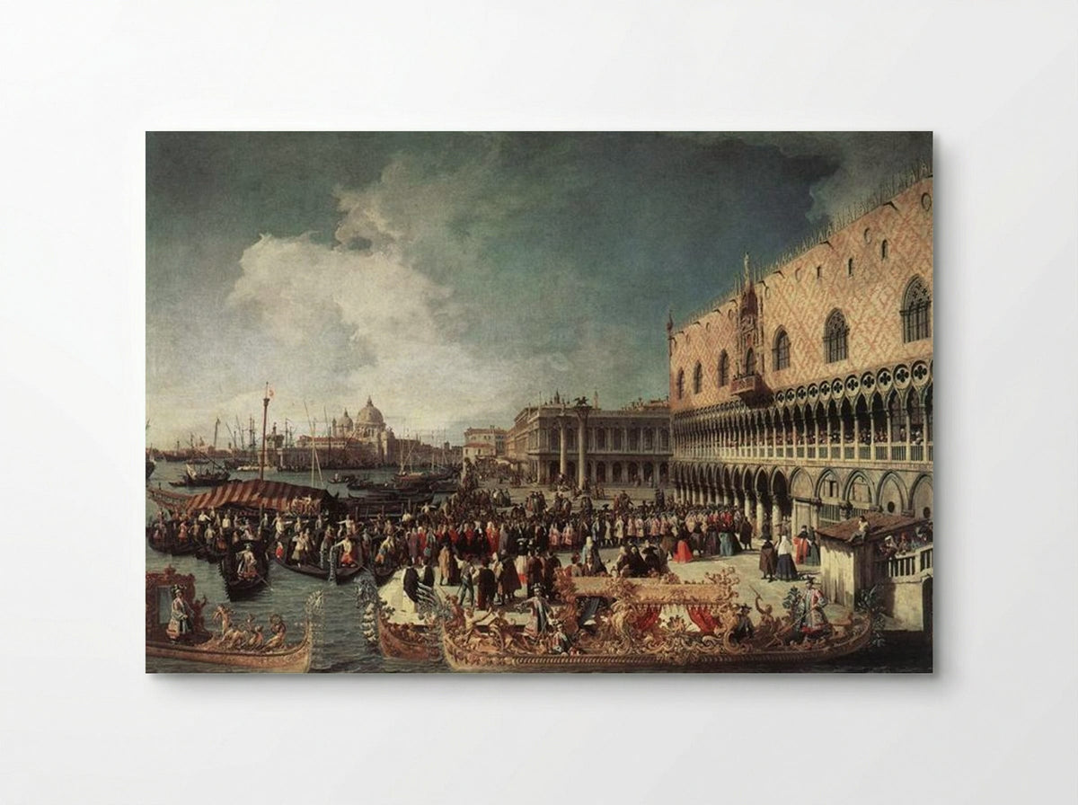 Reception of the Ambassador in the Doge's Palace - Canaletto - Poster